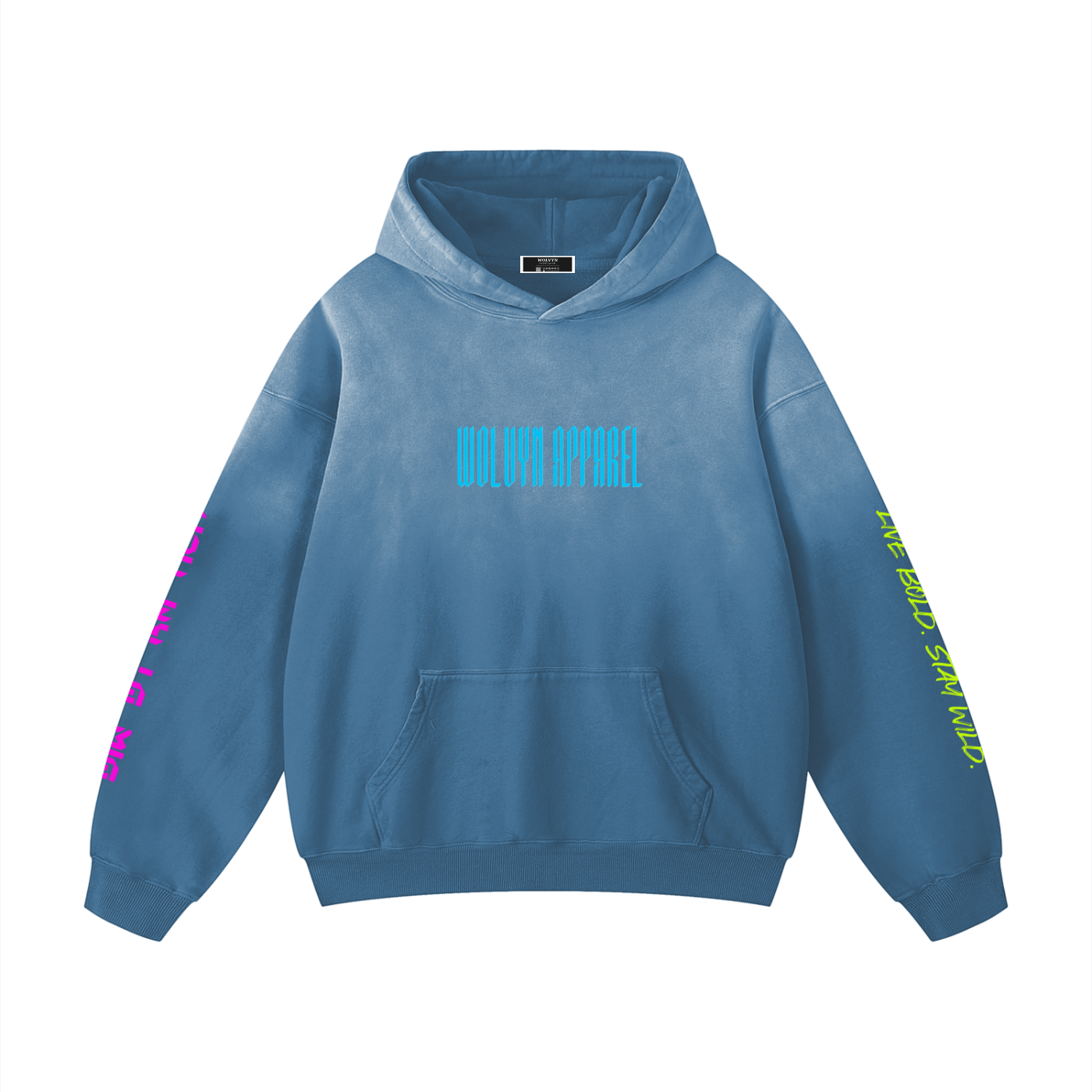 Sunfade Cotton Oversize Hoodie - Wolvyn Apparel