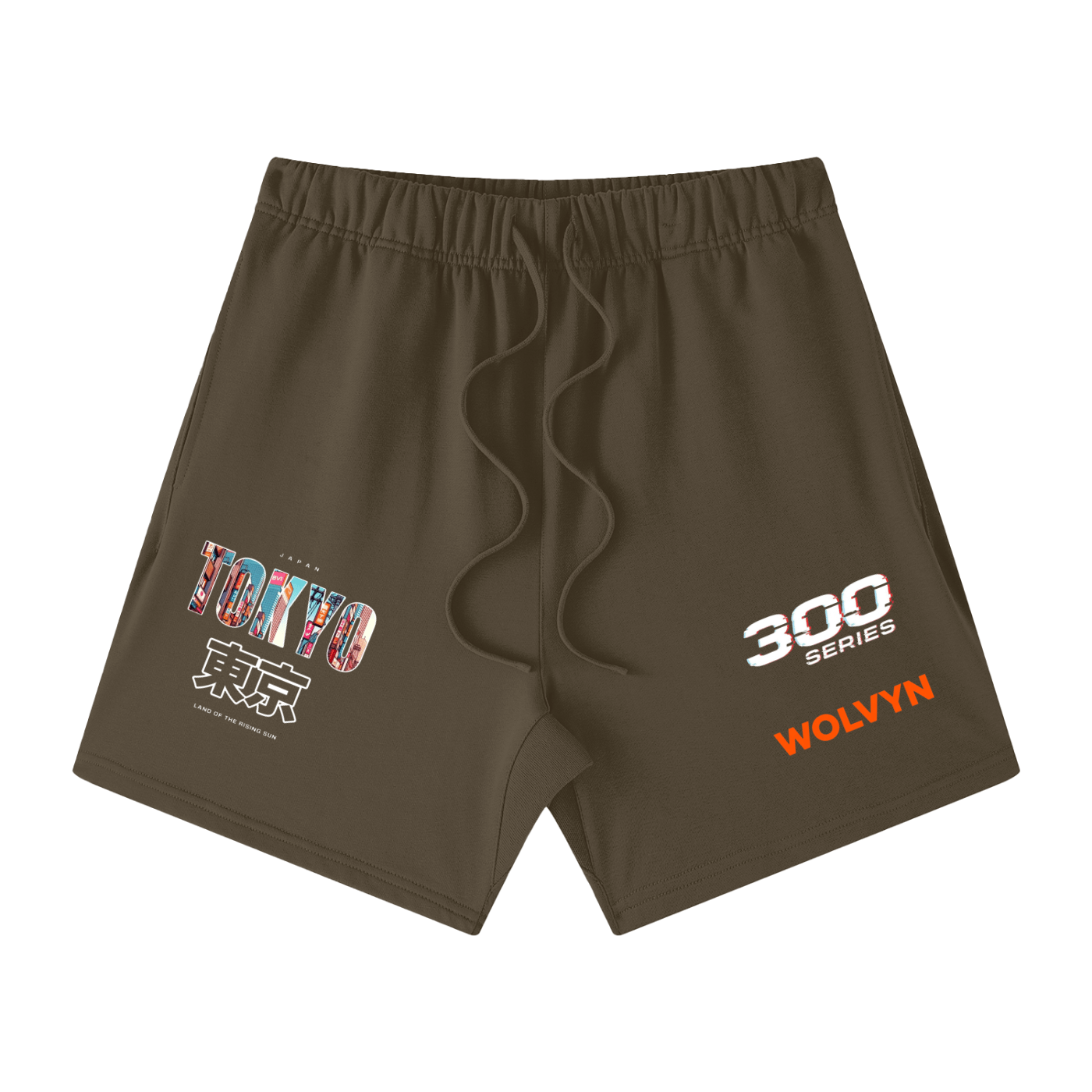 Unisex Earth Tone Loose Fit Cotton Shorts - Wolvyn Apparel