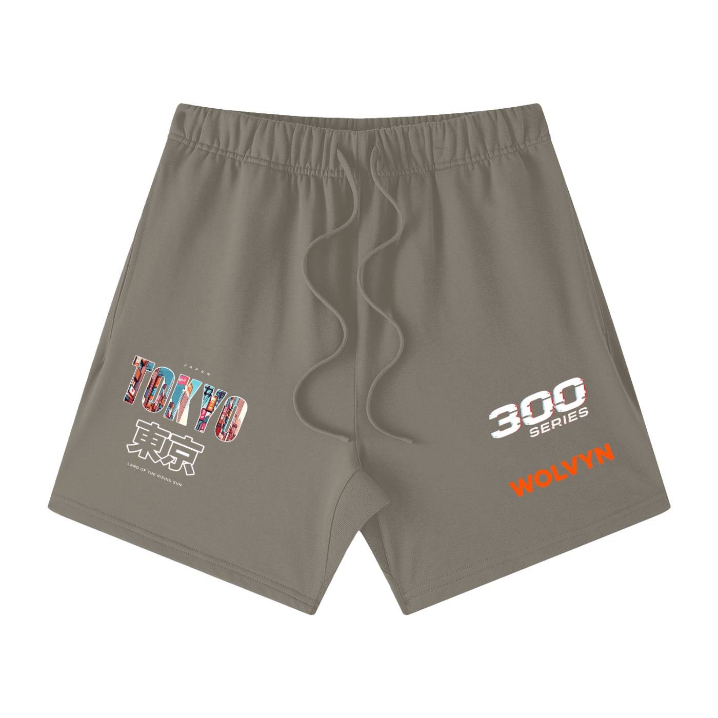 Unisex Earth Tone Loose Fit Cotton Shorts - Wolvyn Apparel