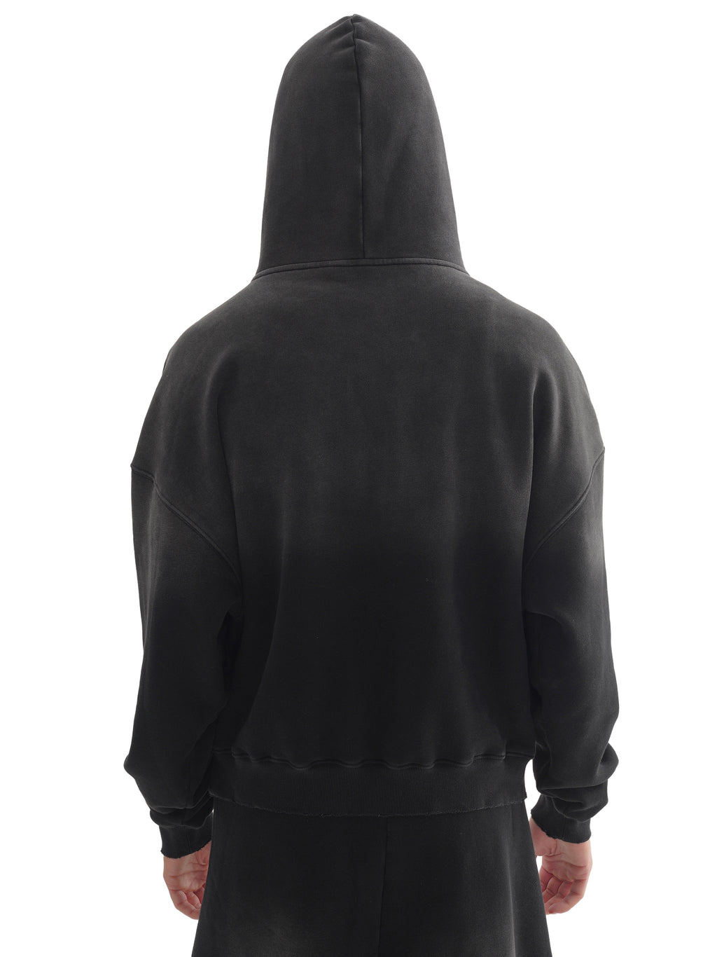 Villain by Wolvyn - Frayed Sunfade Boxy Fleece Hoodie - Wolvyn Apparel