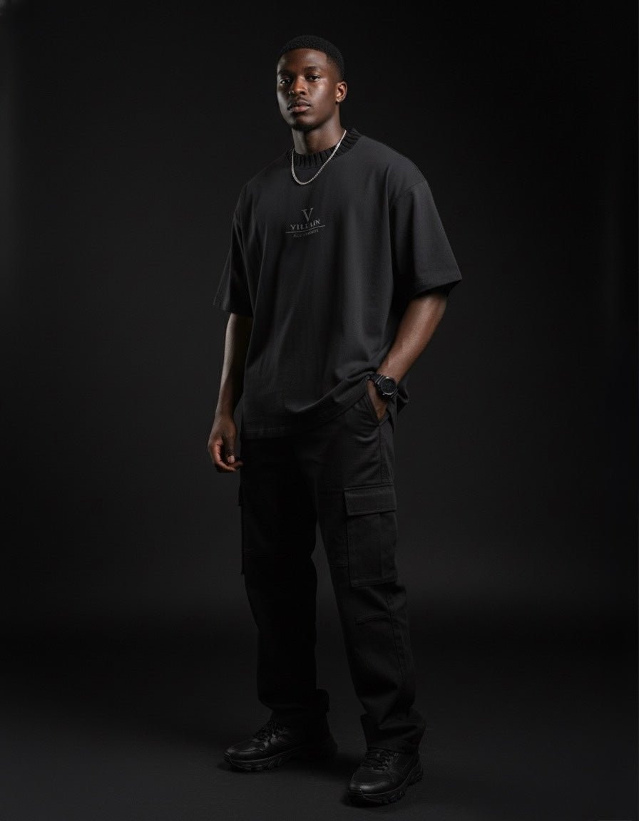 Villain by Wolvyn - Heavyweight Knitted Round Neck T-Shirt - Wolvyn Apparel