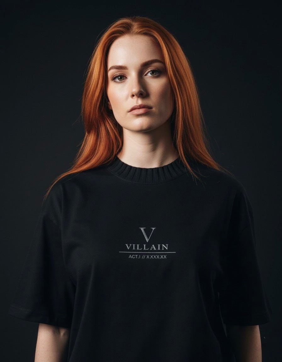 Villain by Wolvyn - Heavyweight Knitted Round Neck T-Shirt - Wolvyn Apparel