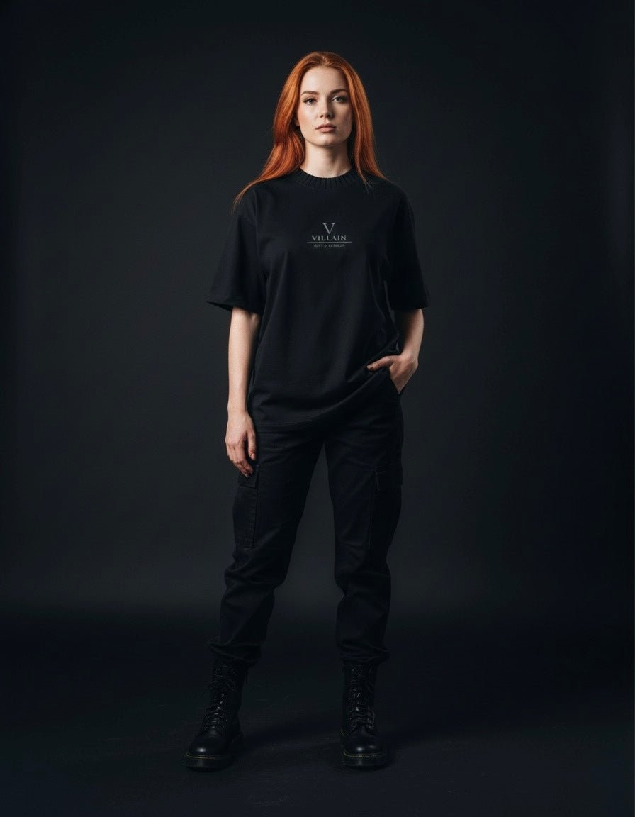 Villain by Wolvyn - Heavyweight Knitted Round Neck T-Shirt - Wolvyn Apparel