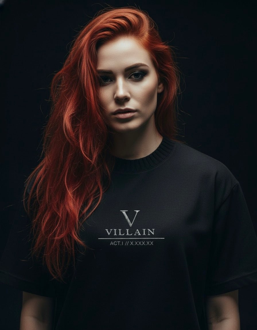 Villain by Wolvyn - Heavyweight Knitted Round Neck T-Shirt - Wolvyn Apparel