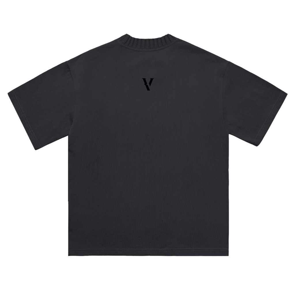 Villain by Wolvyn - Heavyweight Knitted Round Neck T-Shirt - Wolvyn Apparel