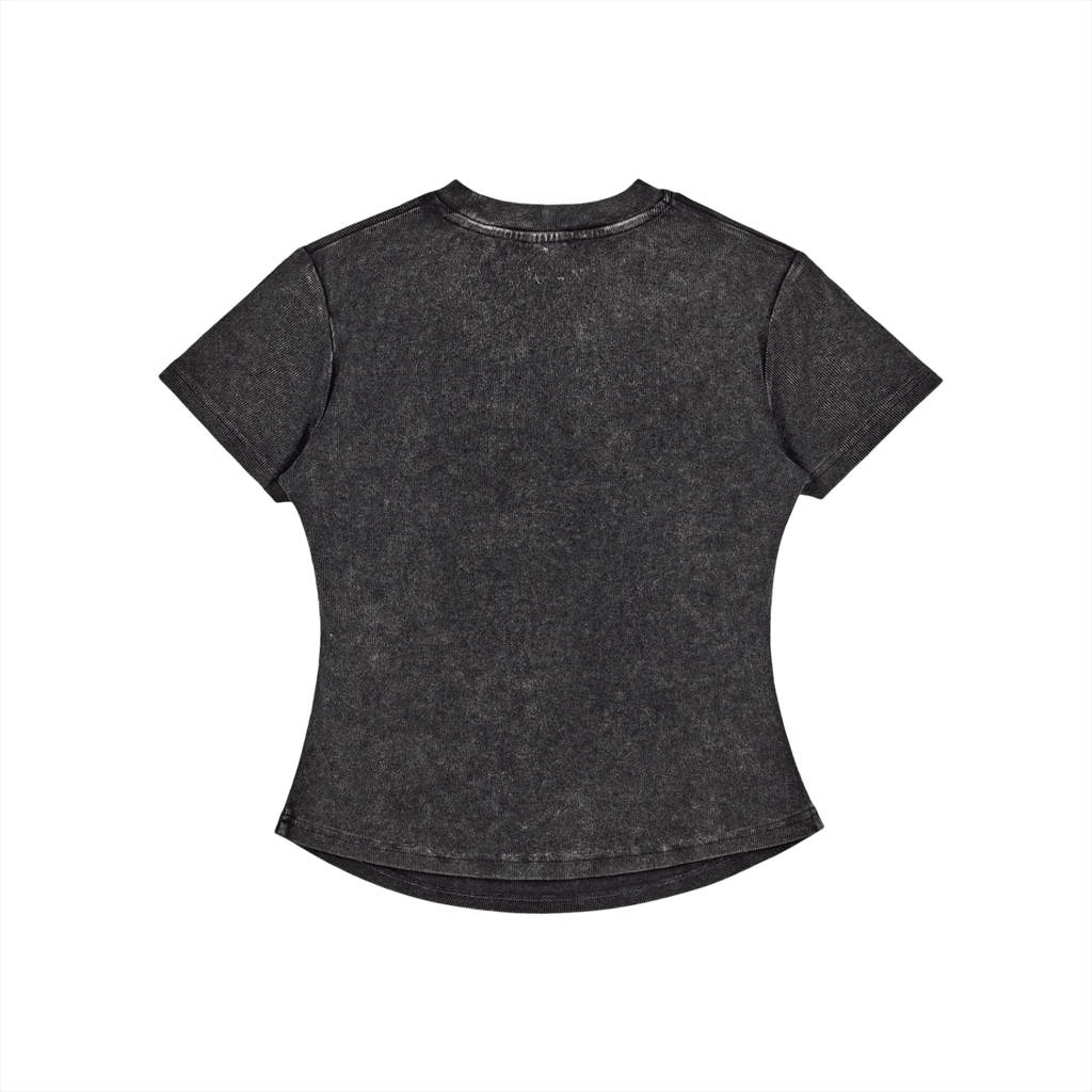 Vintage Washed Bodycon Cotton T-Shirt - Wolvyn Apparel
