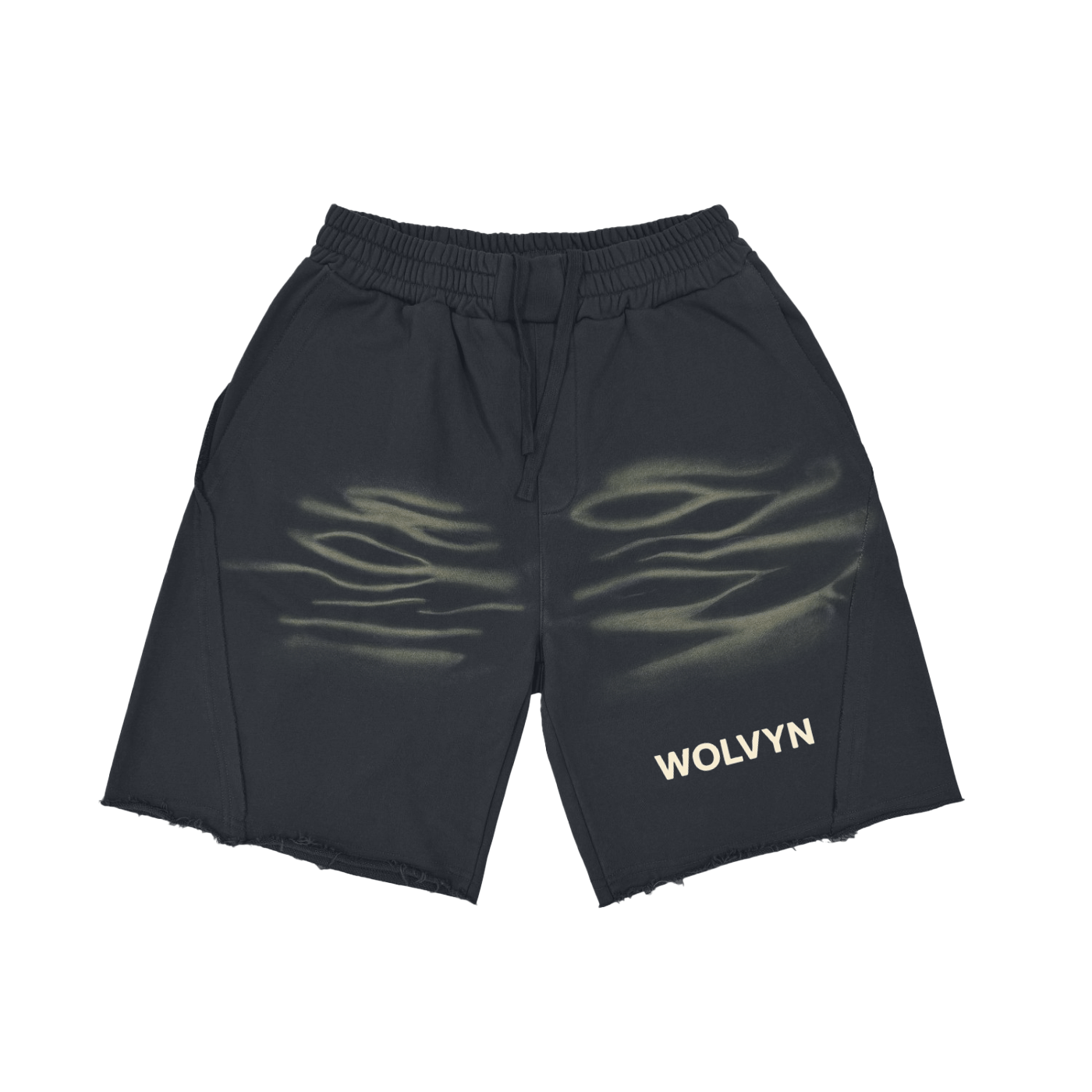 Vintage Washed Tiger Stripes Short Pants - Wolvyn Apparel