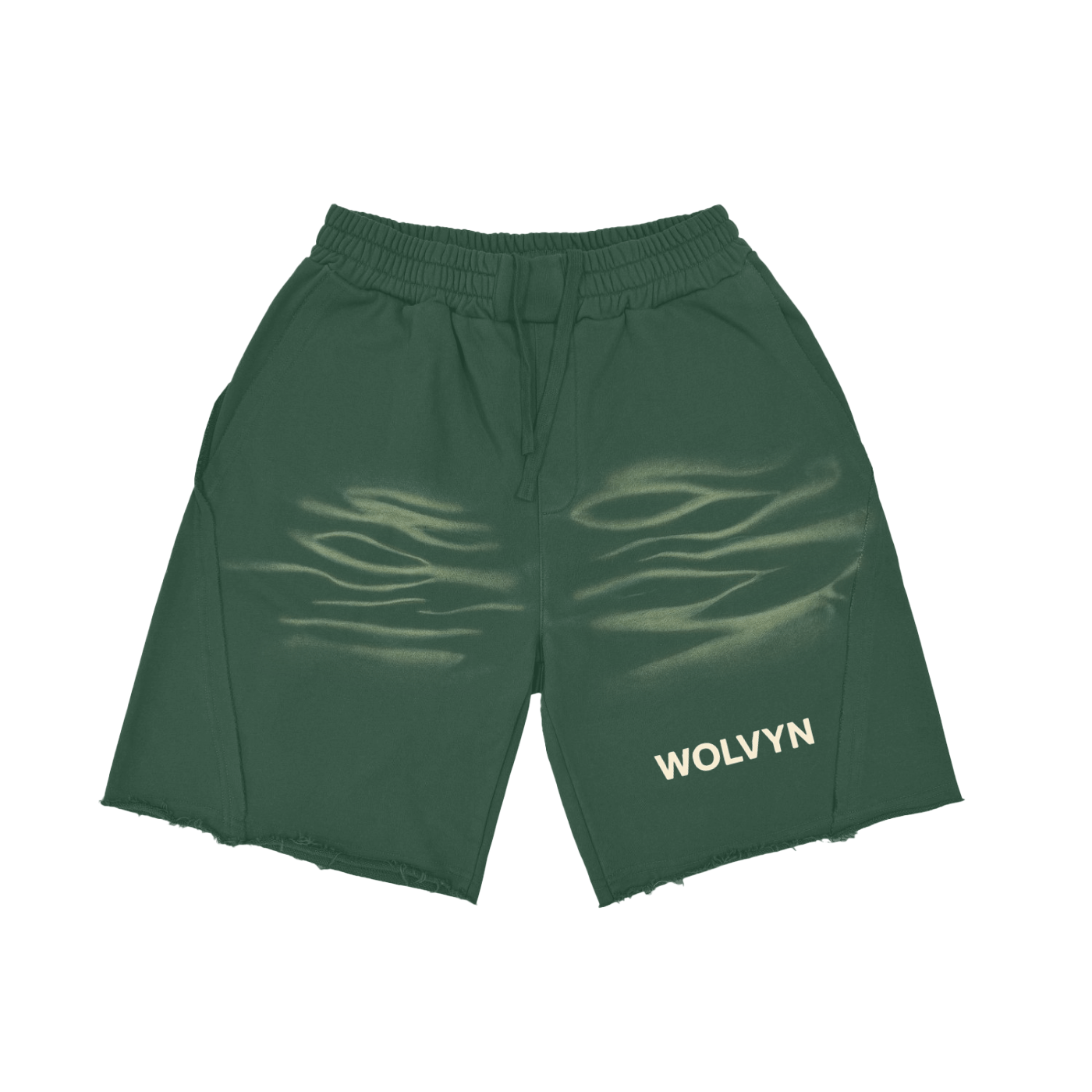 Vintage Washed Tiger Stripes Short Pants - Wolvyn Apparel