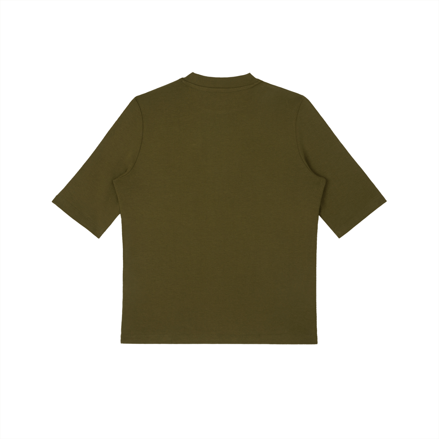 Viscose - Spandex Mock Neck Tee - Wolvyn Apparel