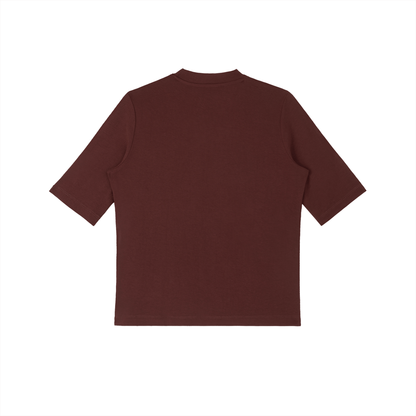 Viscose - Spandex Mock Neck Tee - Wolvyn Apparel