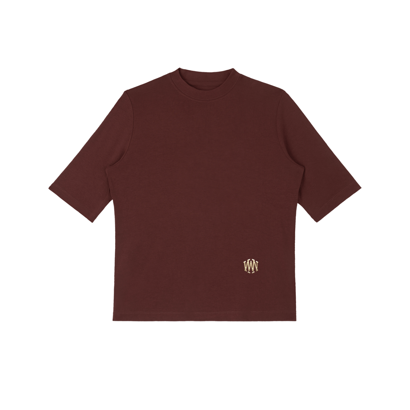 Viscose - Spandex Mock Neck Tee - Wolvyn Apparel