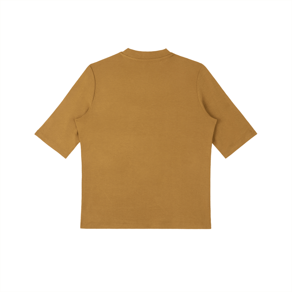 Viscose - Spandex Mock Neck Tee - Wolvyn Apparel