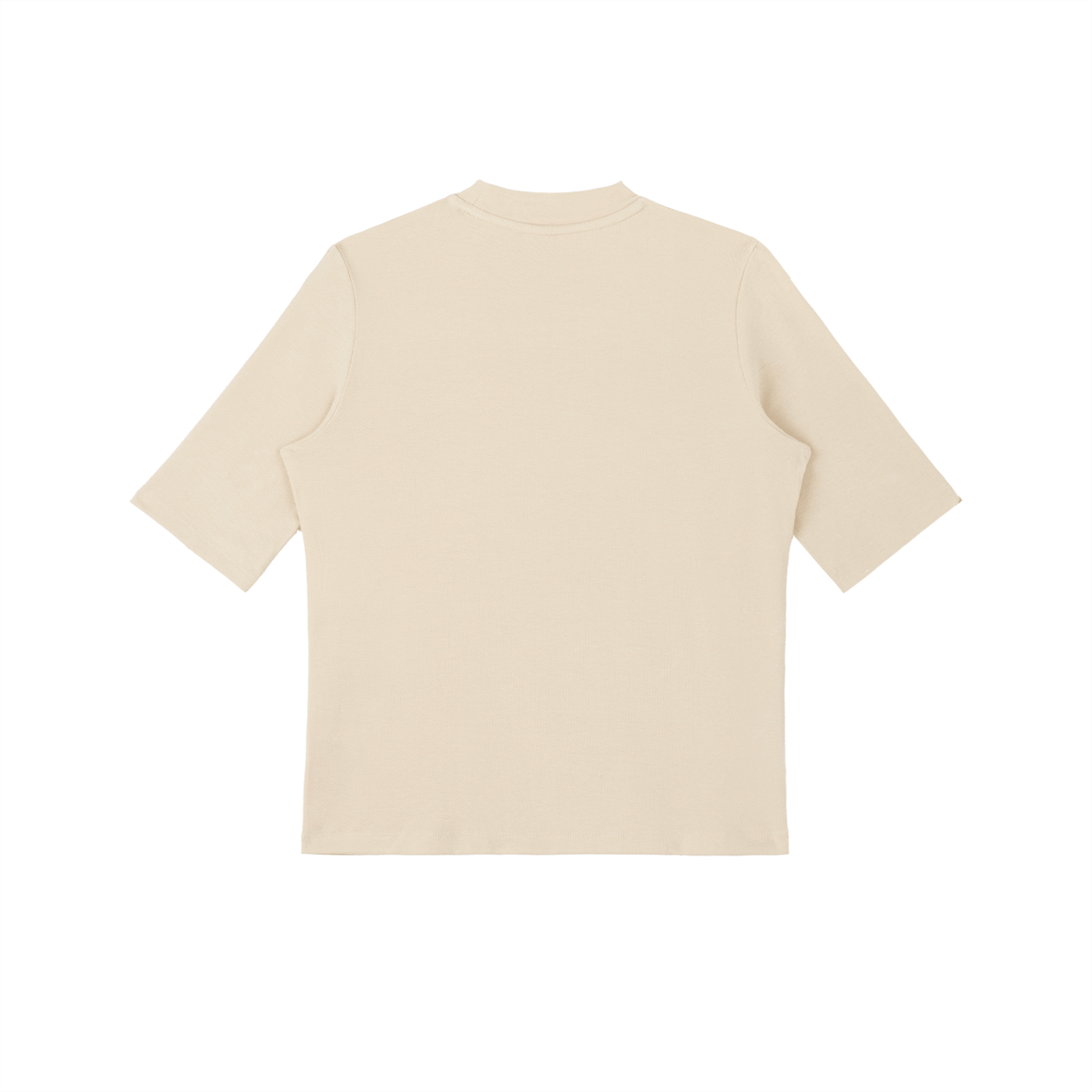 Viscose - Spandex Mock Neck Tee - Wolvyn Apparel
