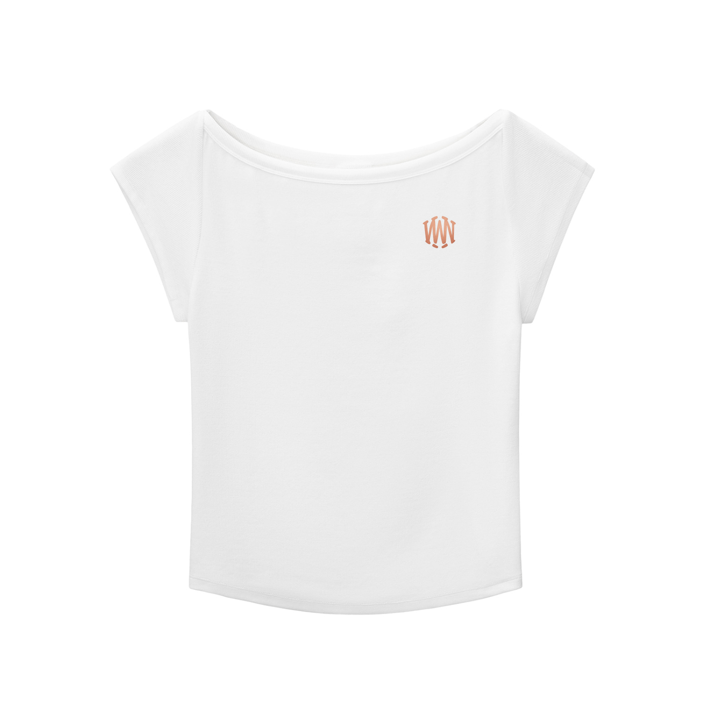 Wide - Neck Triblend Crop Tee - Wolvyn Apparel