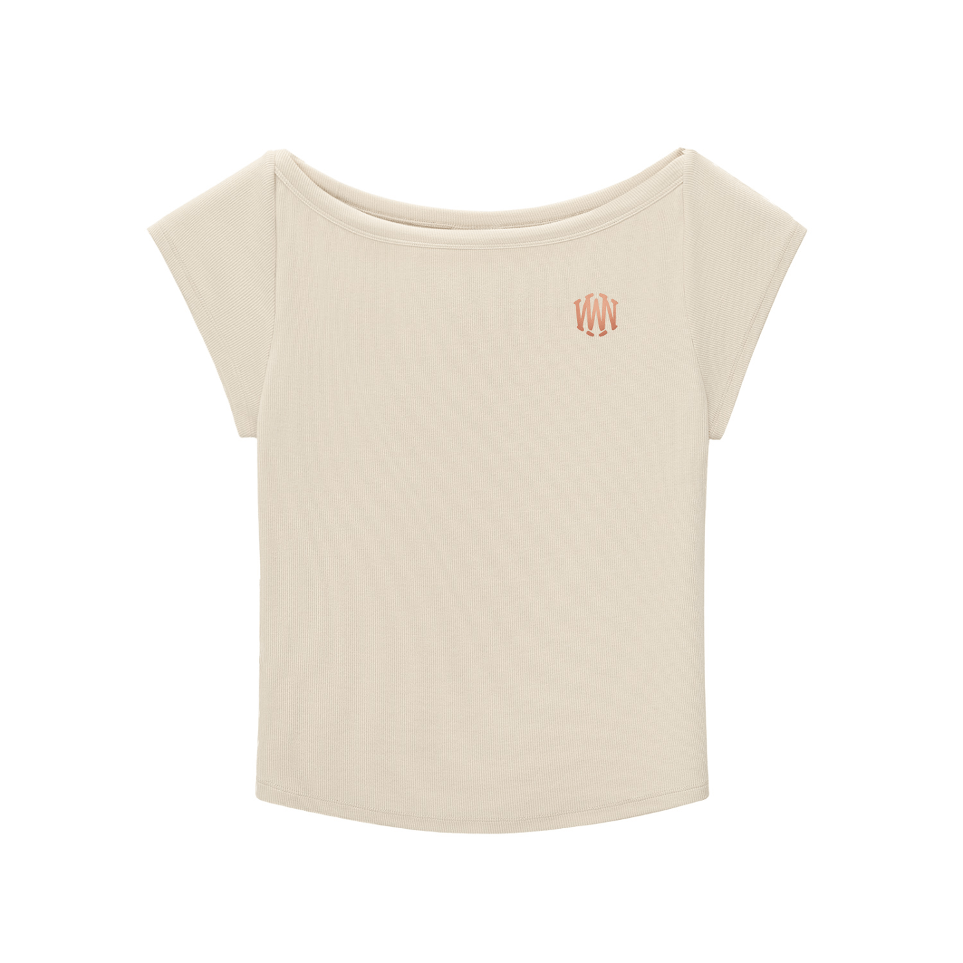 Wide - Neck Triblend Crop Tee - Wolvyn Apparel