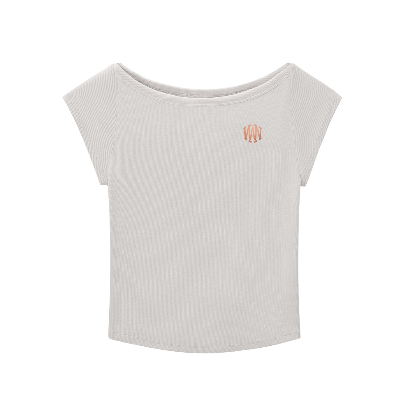 Wide - Neck Triblend Crop Tee - Wolvyn Apparel