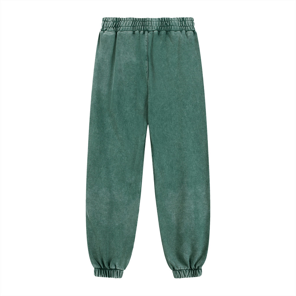 Wolvyn 300 Series Snow Wash Heavyweight Jogged Sweatpants - 430 GSM - Wolvyn Apparel
