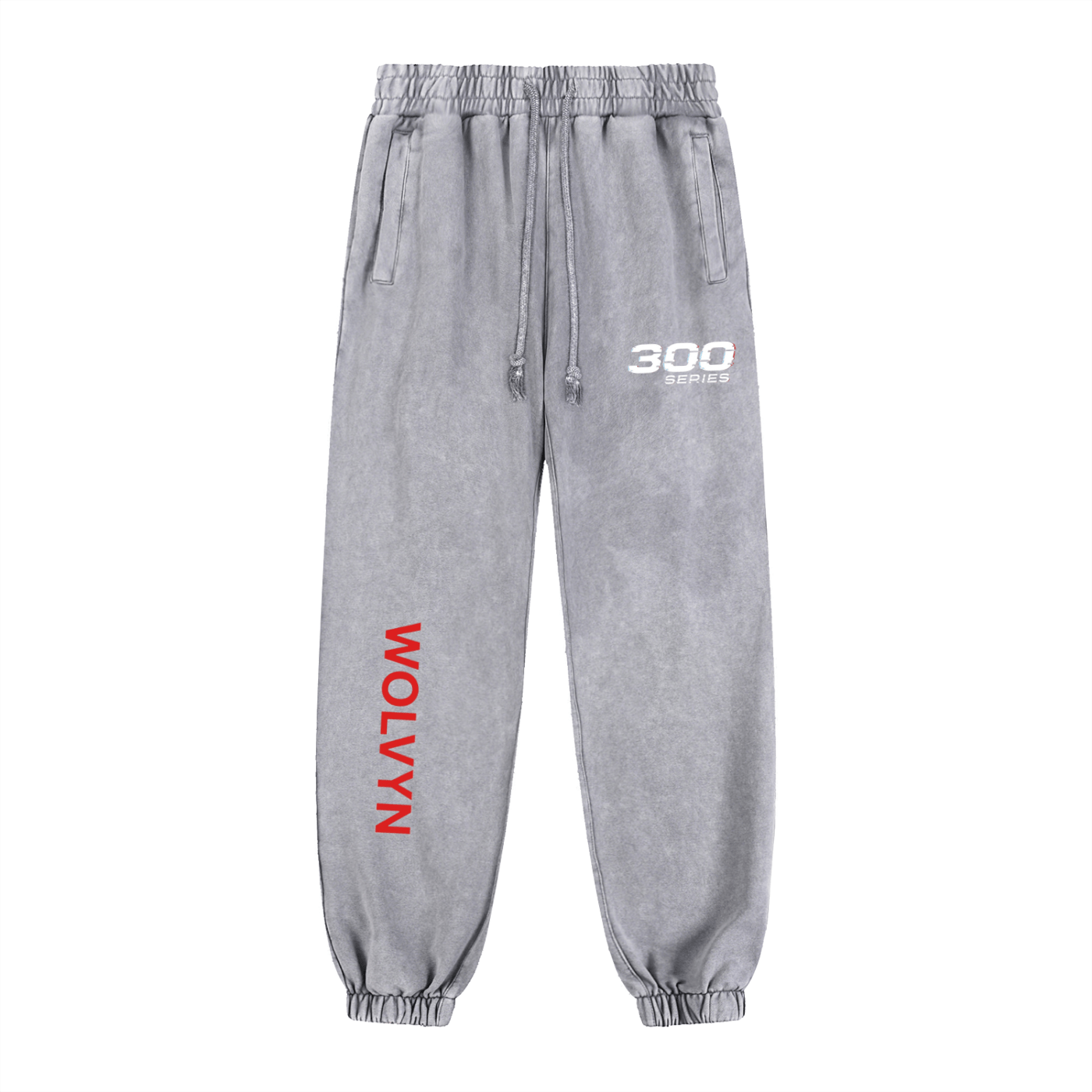 Wolvyn 300 Series Snow Wash Heavyweight Jogged Sweatpants - 430 GSM - Wolvyn Apparel