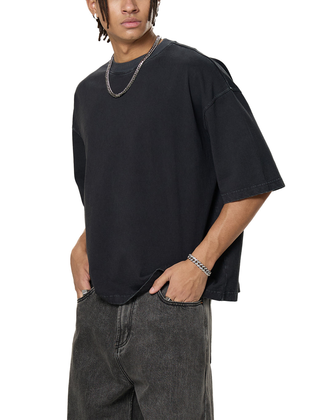 Wolvyn 5 Boroughs Vintage Washed Boxy T-Shirt - Wolvyn Apparel