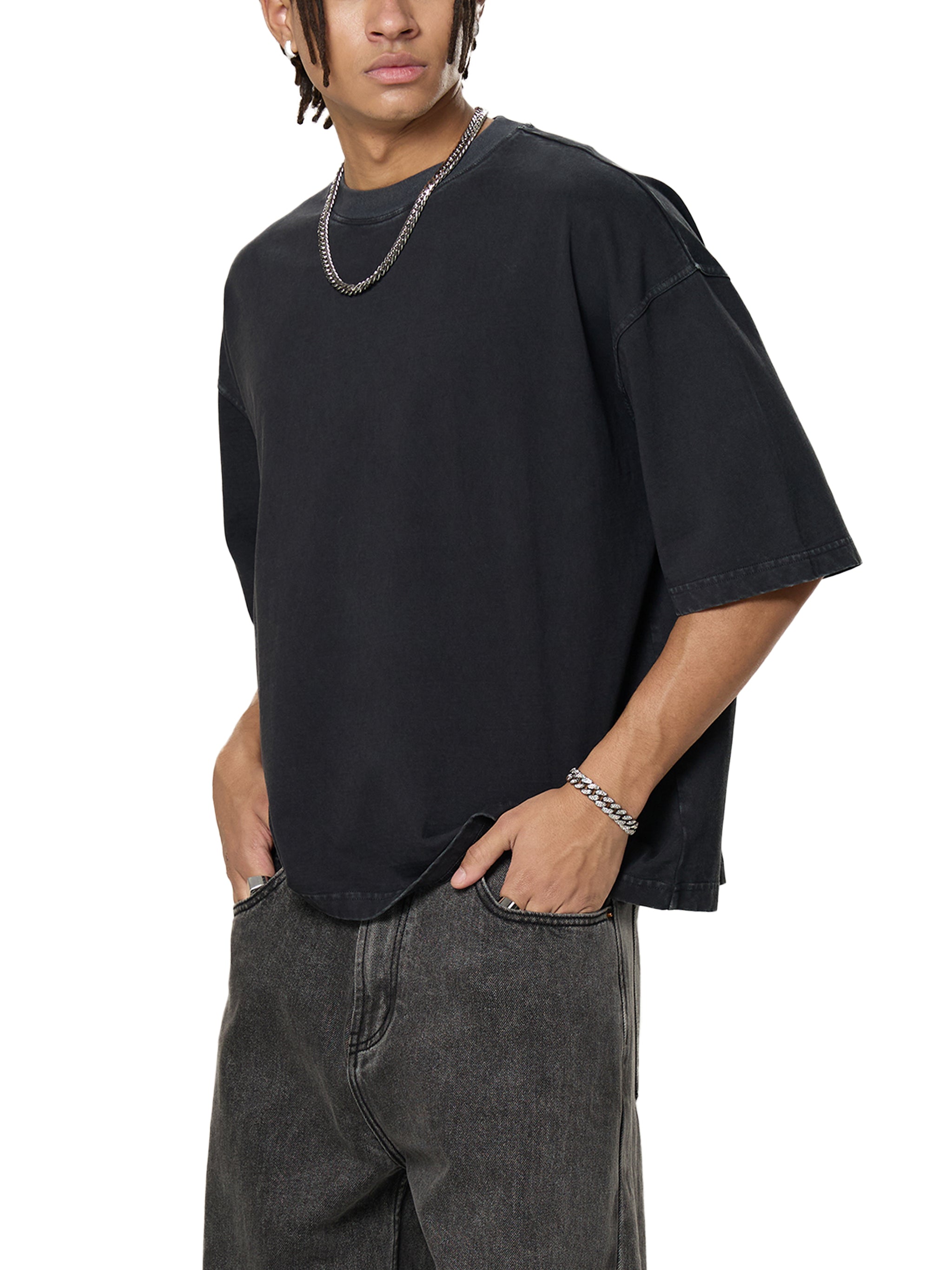 Wolvyn 5 Boroughs Vintage Washed Boxy T-Shirt - Wolvyn Apparel