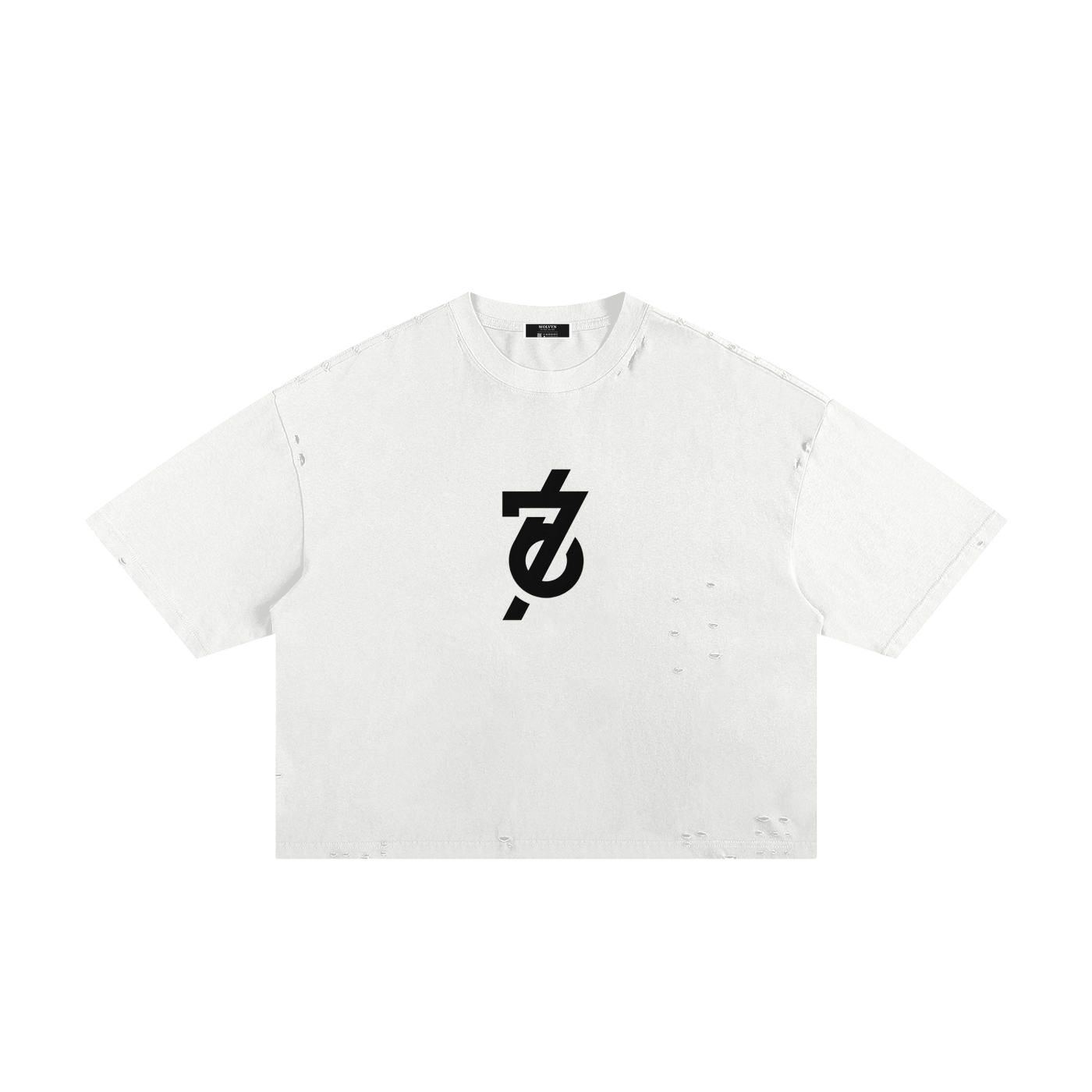 Wolvyn 67 Classic Frayed Boxy Tee - Wolvyn Apparel