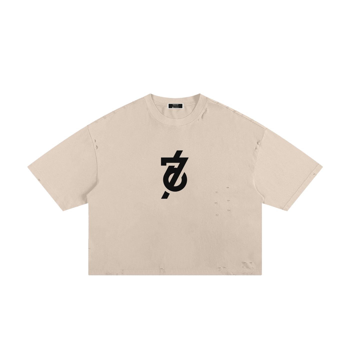 Wolvyn 67 Classic Frayed Boxy Tee - Wolvyn Apparel