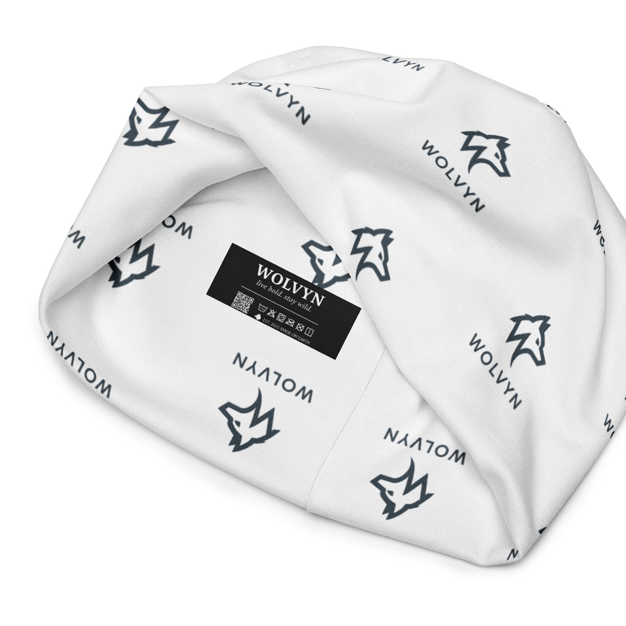Wolvyn All - Over Logo Beanie - Wolvyn Apparel