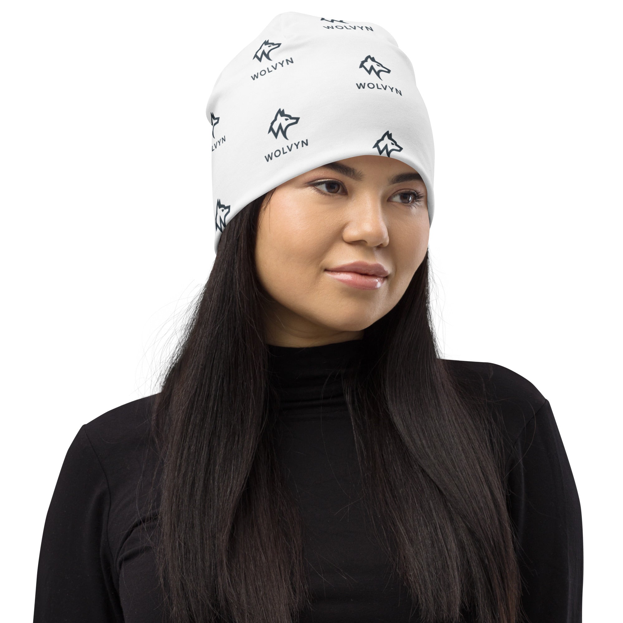 Wolvyn All - Over Logo Beanie - Wolvyn Apparel