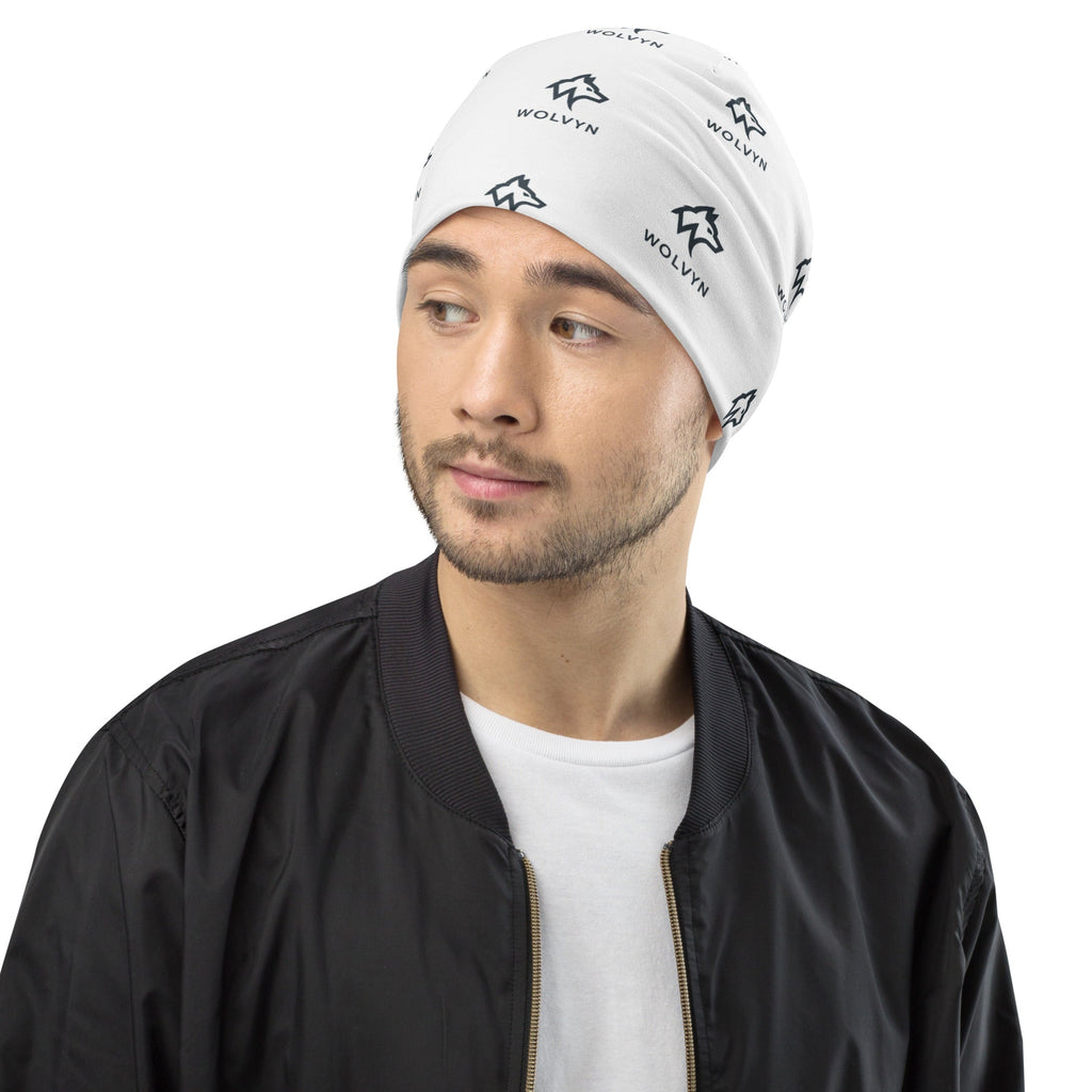 Wolvyn All - Over Logo Beanie - Wolvyn Apparel