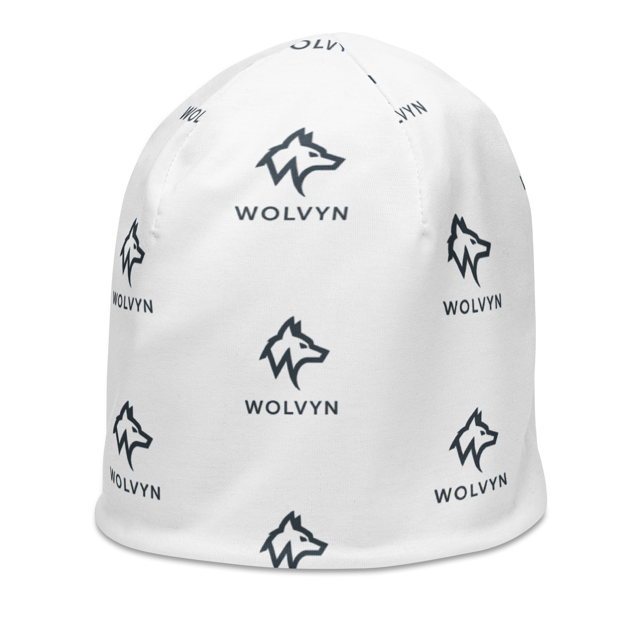 Wolvyn All - Over Logo Beanie - Wolvyn Apparel