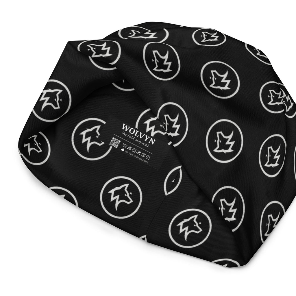 Wolvyn All - Over Wolf Logo Beanie - Wolvyn Apparel