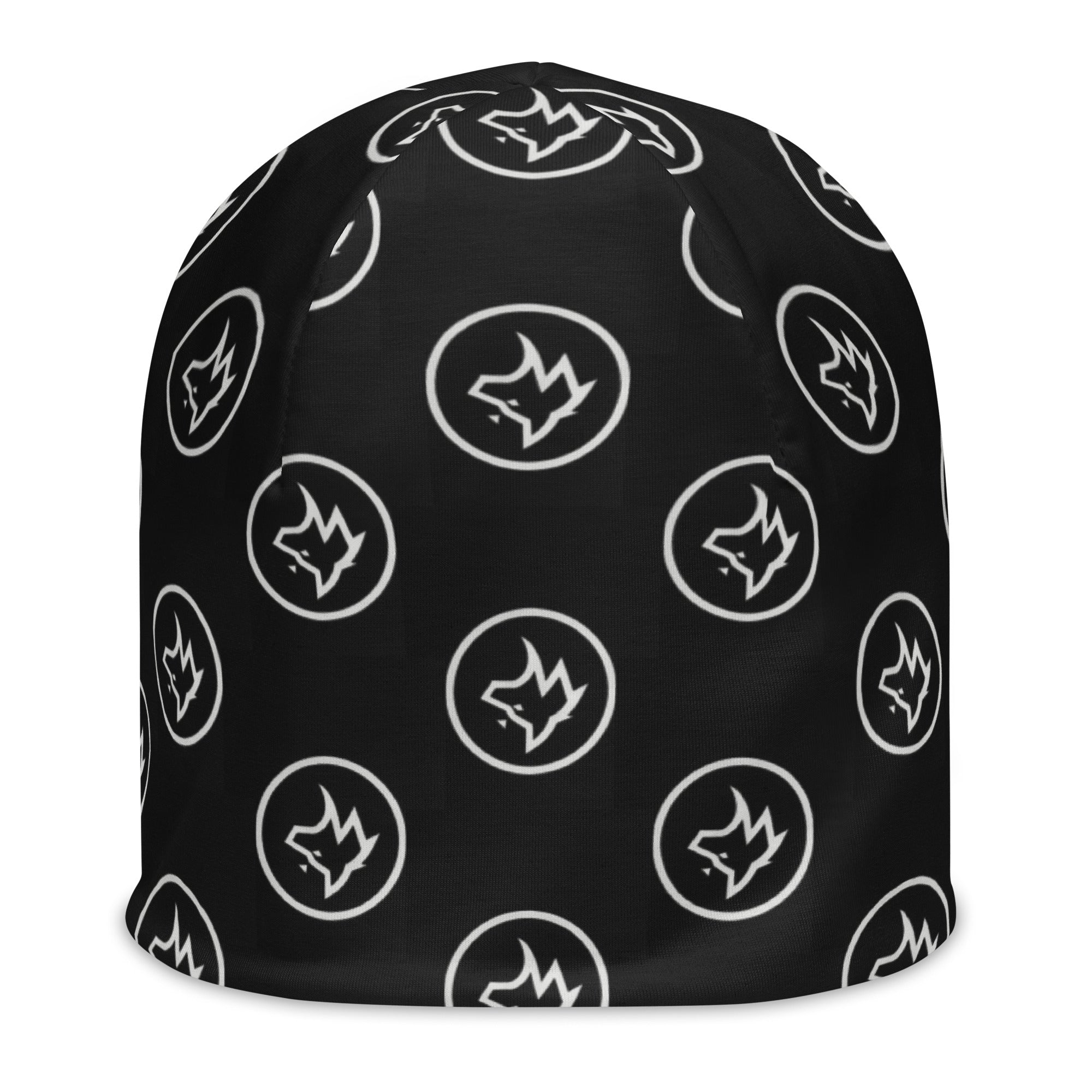 Wolvyn All - Over Wolf Logo Beanie - Wolvyn Apparel