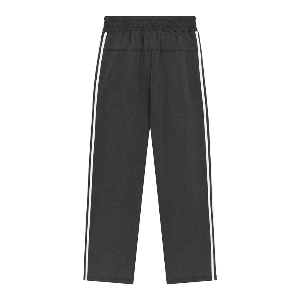 Wolvyn Athletic Street Club Snow Washed Contrast Tape Sweatpants - Wolvyn Apparel
