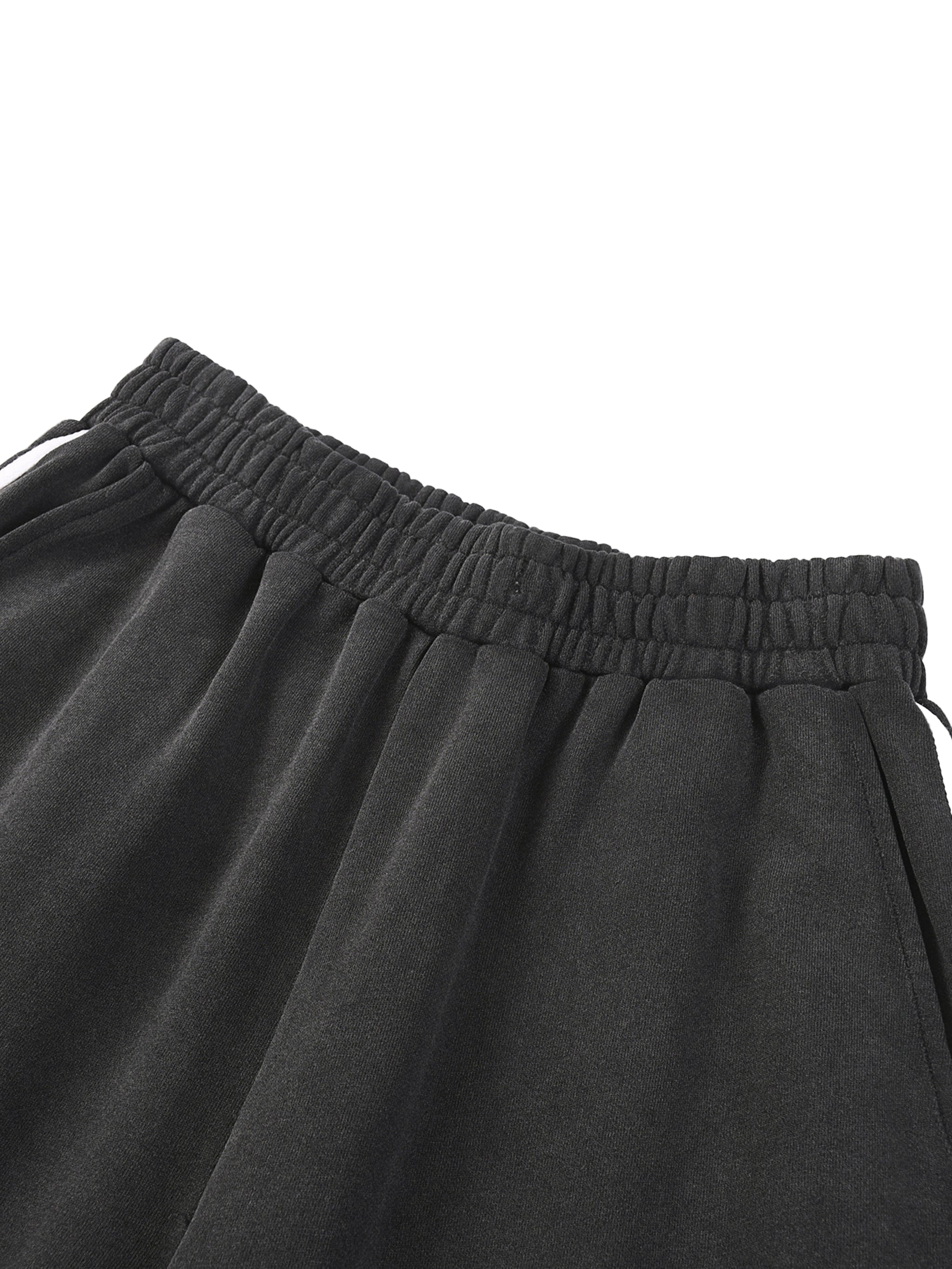 Wolvyn Athletic Street Club Snow Washed Contrast Tape Sweatpants - Wolvyn Apparel