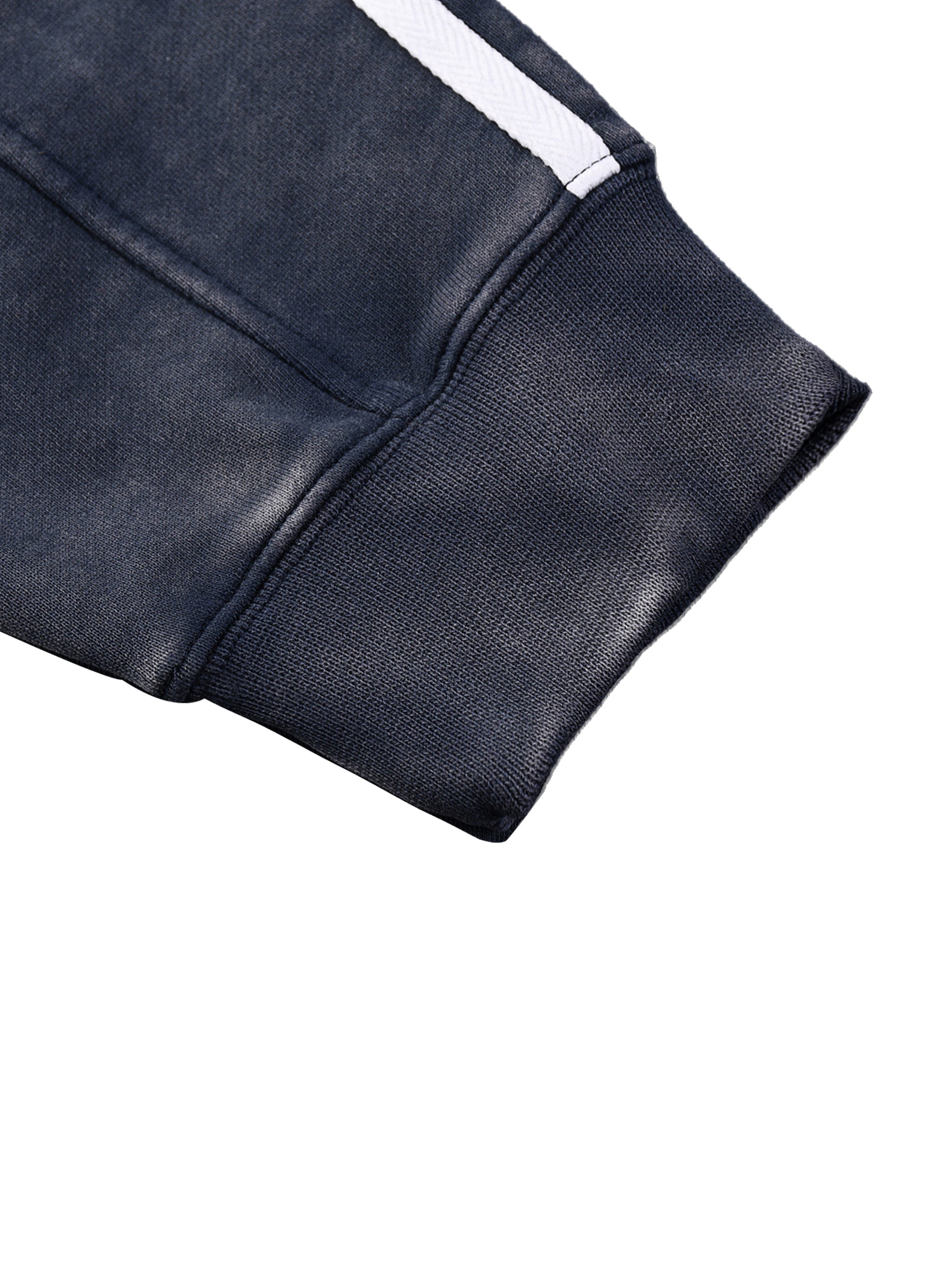 Wolvyn Athletic Street Club - Snow Washed Contrast Tape Sweatshirt - Wolvyn Apparel