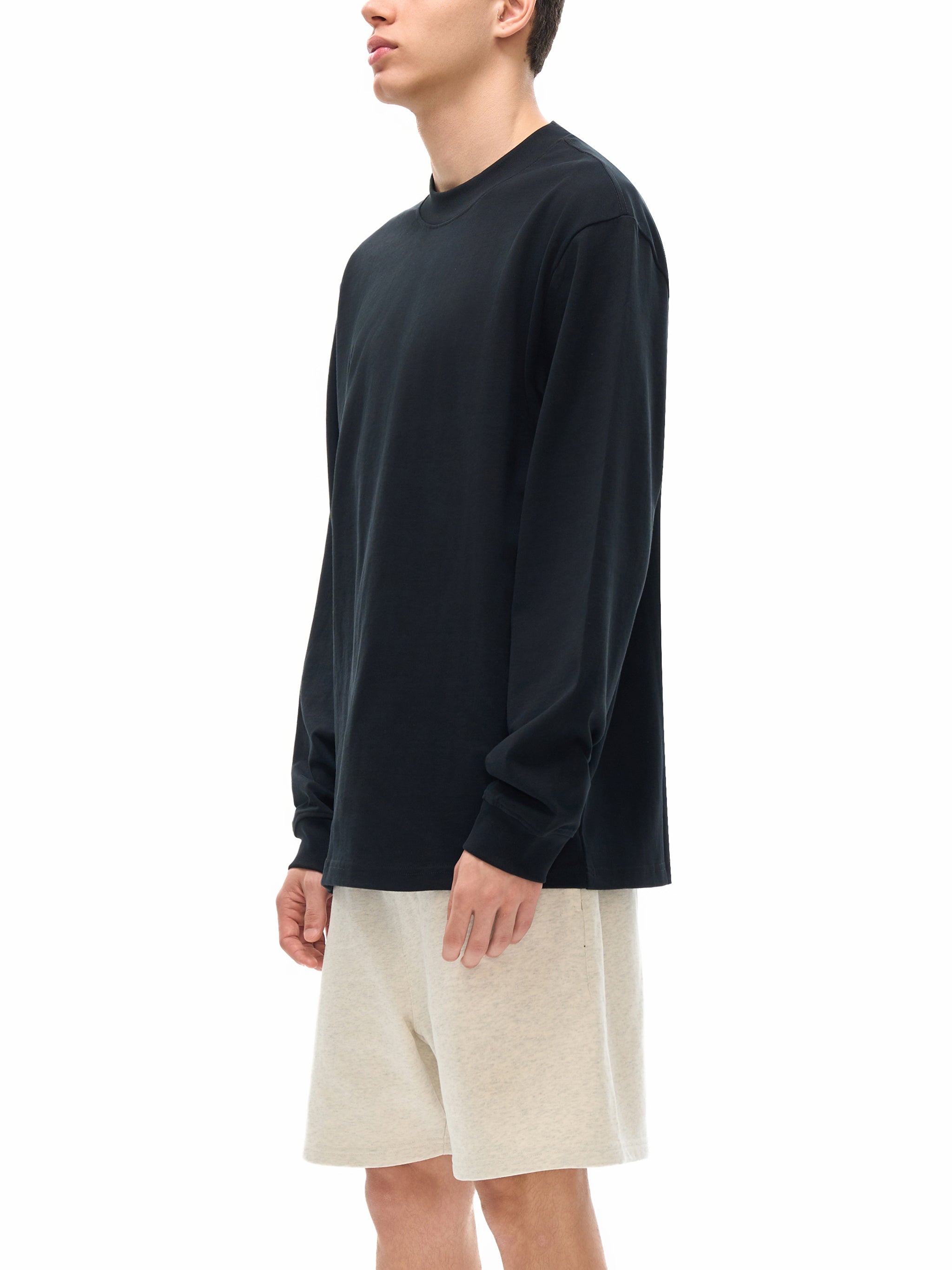 Wolvyn Beverly Essential Non - Shrink Mock Neck Sweatshirt - Wolvyn Apparel