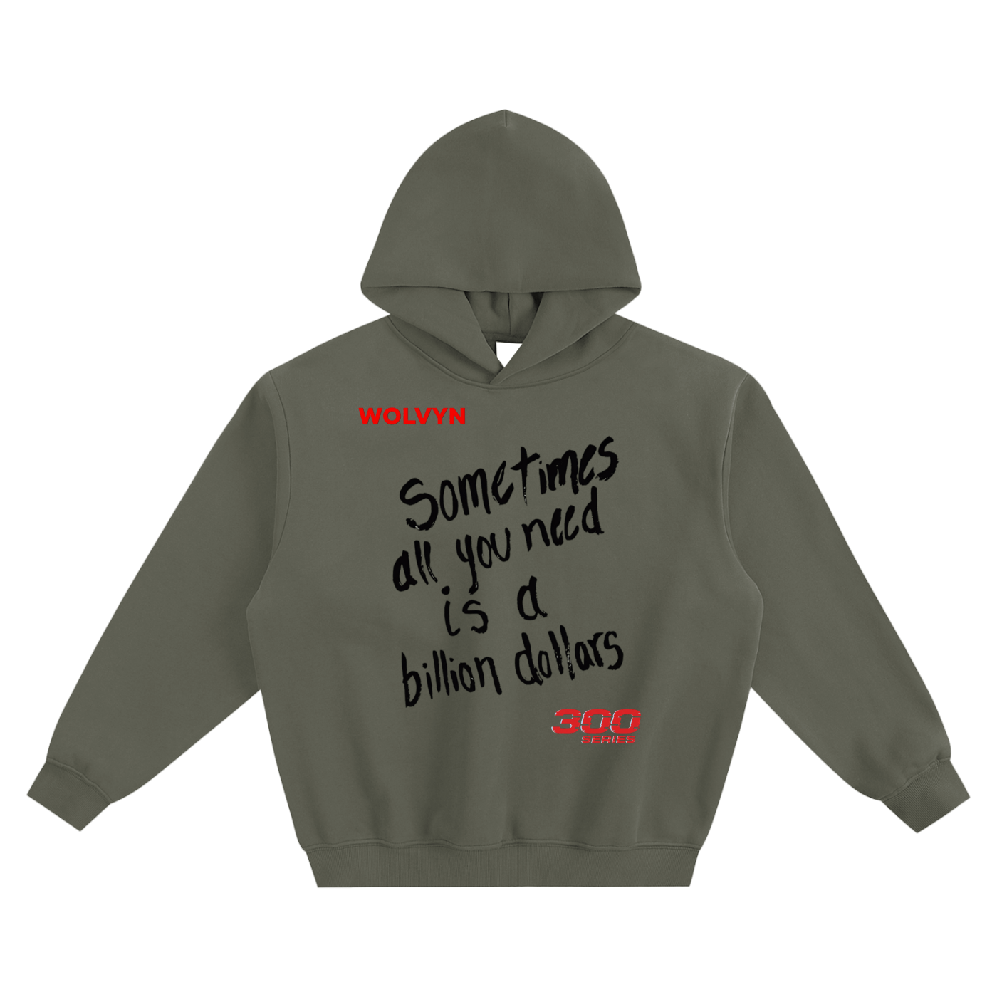 Wolvyn Billions Fleeced Boxy Hoodie - Wolvyn Apparel