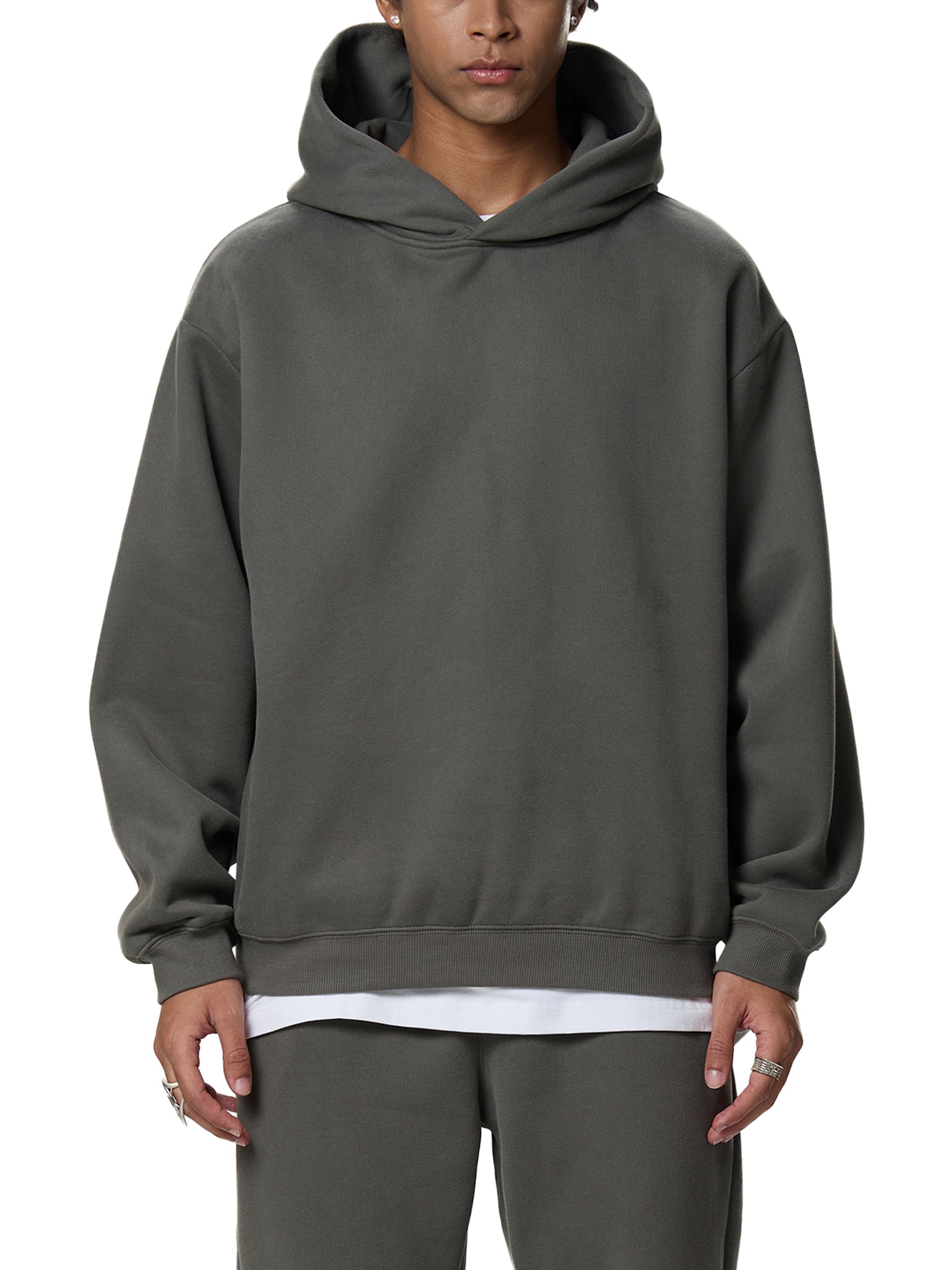 Wolvyn Billions Fleeced Boxy Hoodie - Wolvyn Apparel