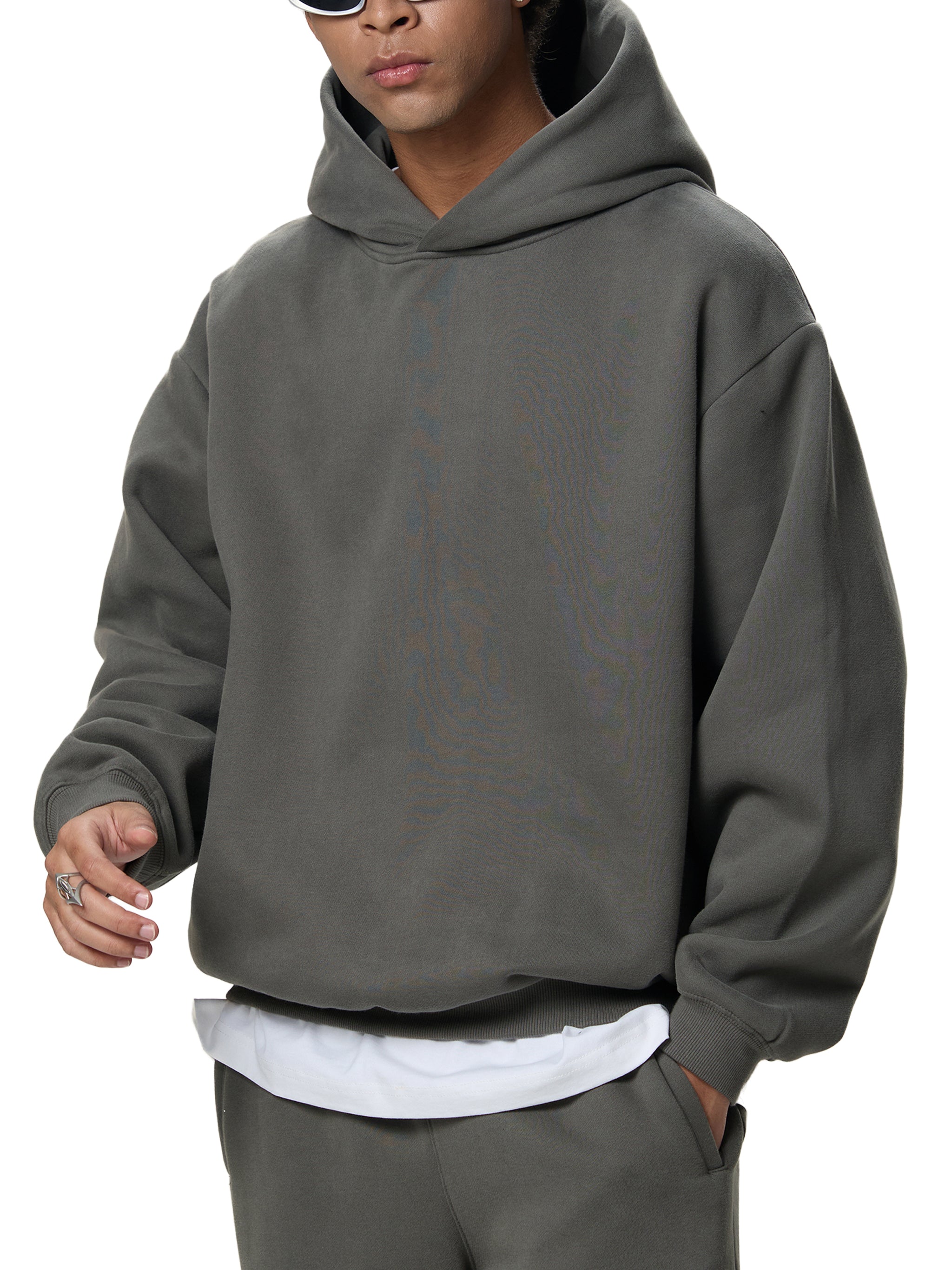 Wolvyn Billions Fleeced Boxy Hoodie - Wolvyn Apparel
