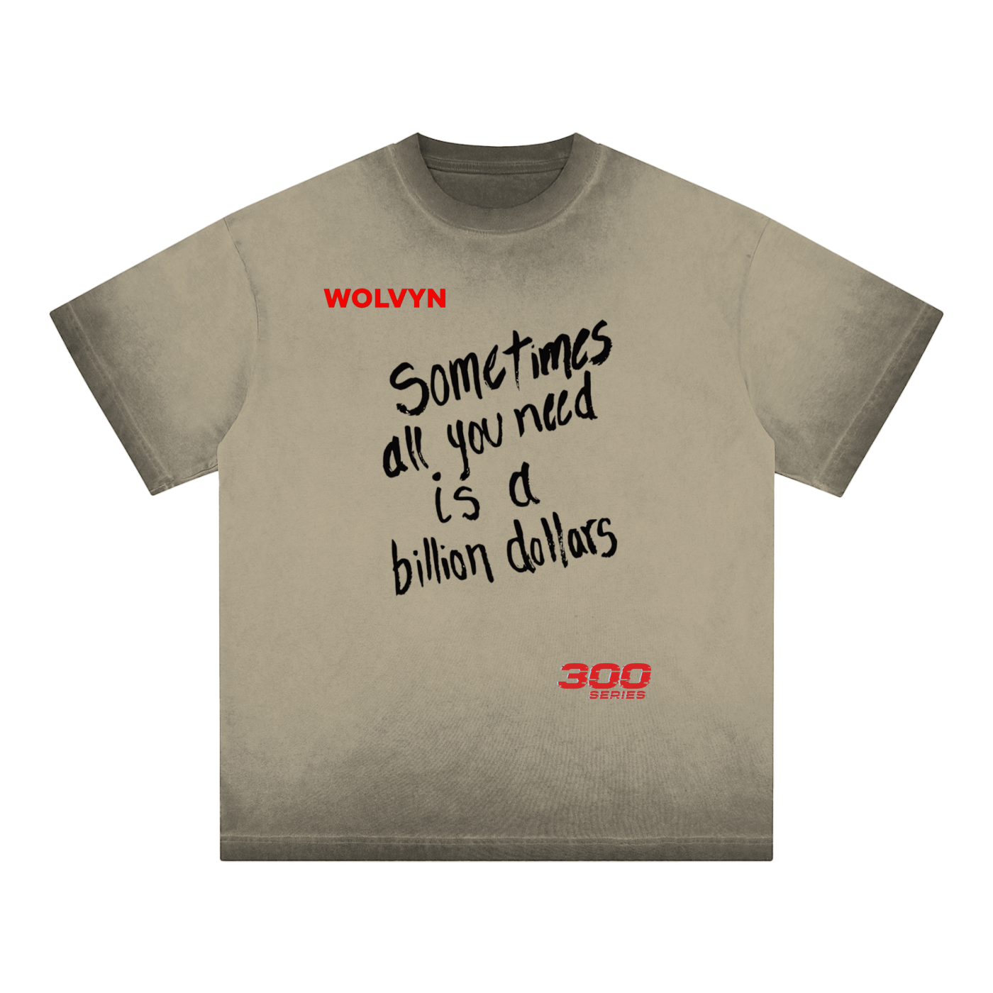 Wolvyn Billions Reverse Dyed Loose Cotton T-Shirt - Wolvyn Apparel