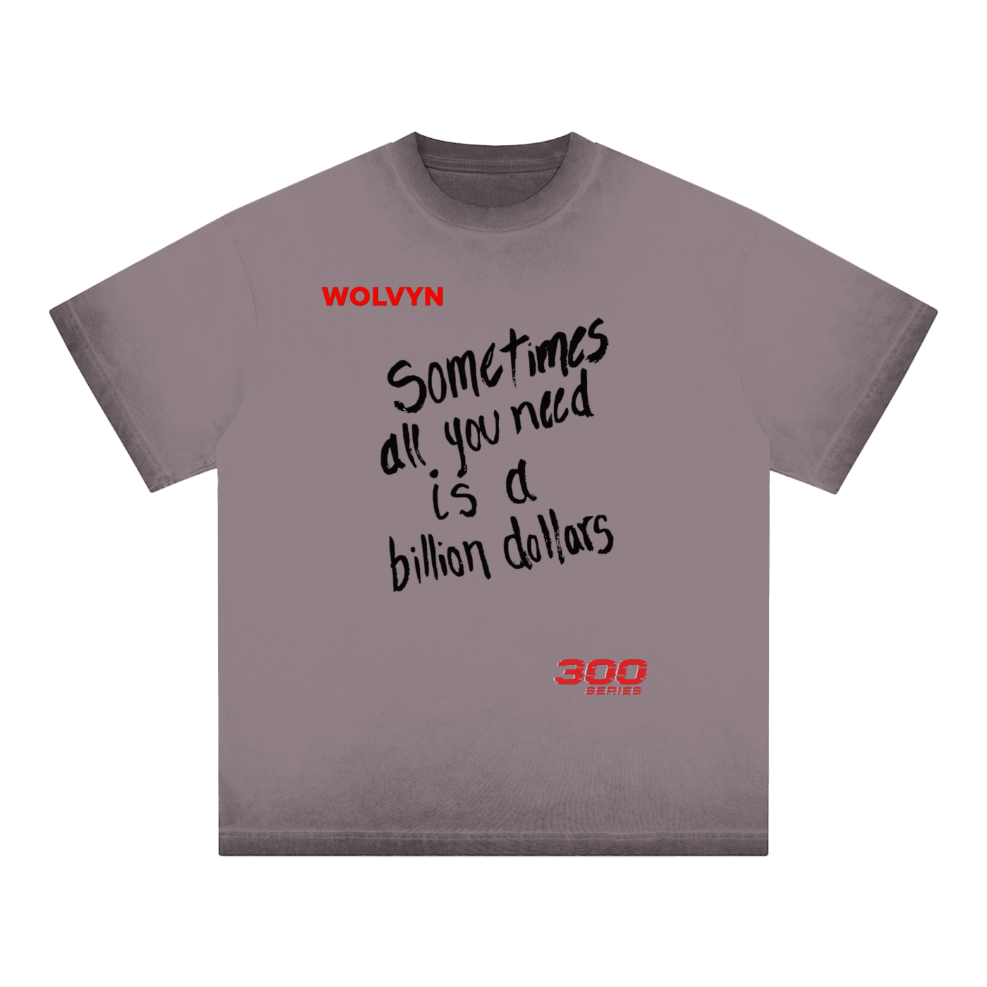 Wolvyn Billions Reverse Dyed Loose Cotton T-Shirt - Wolvyn Apparel