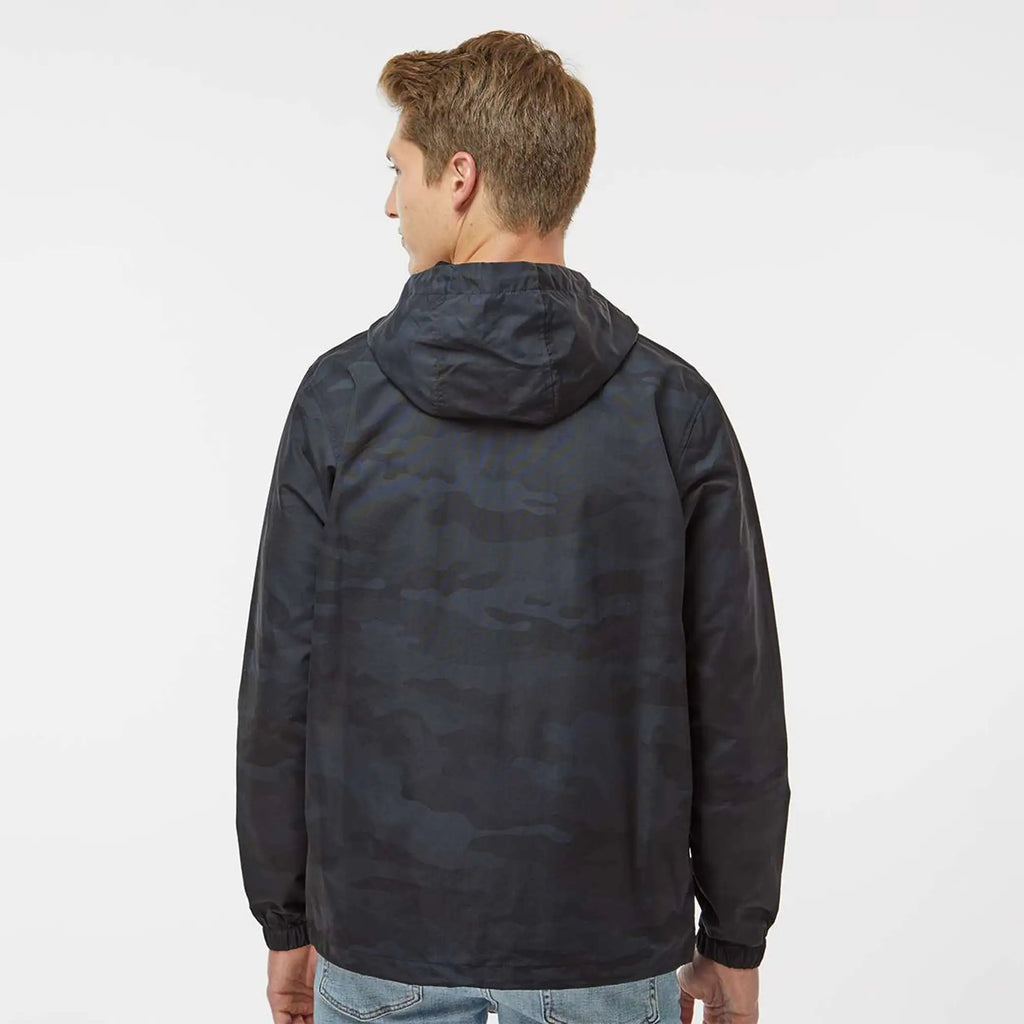 Wolvyn Black Camo Anorak Jacket - Wolvyn Apparel