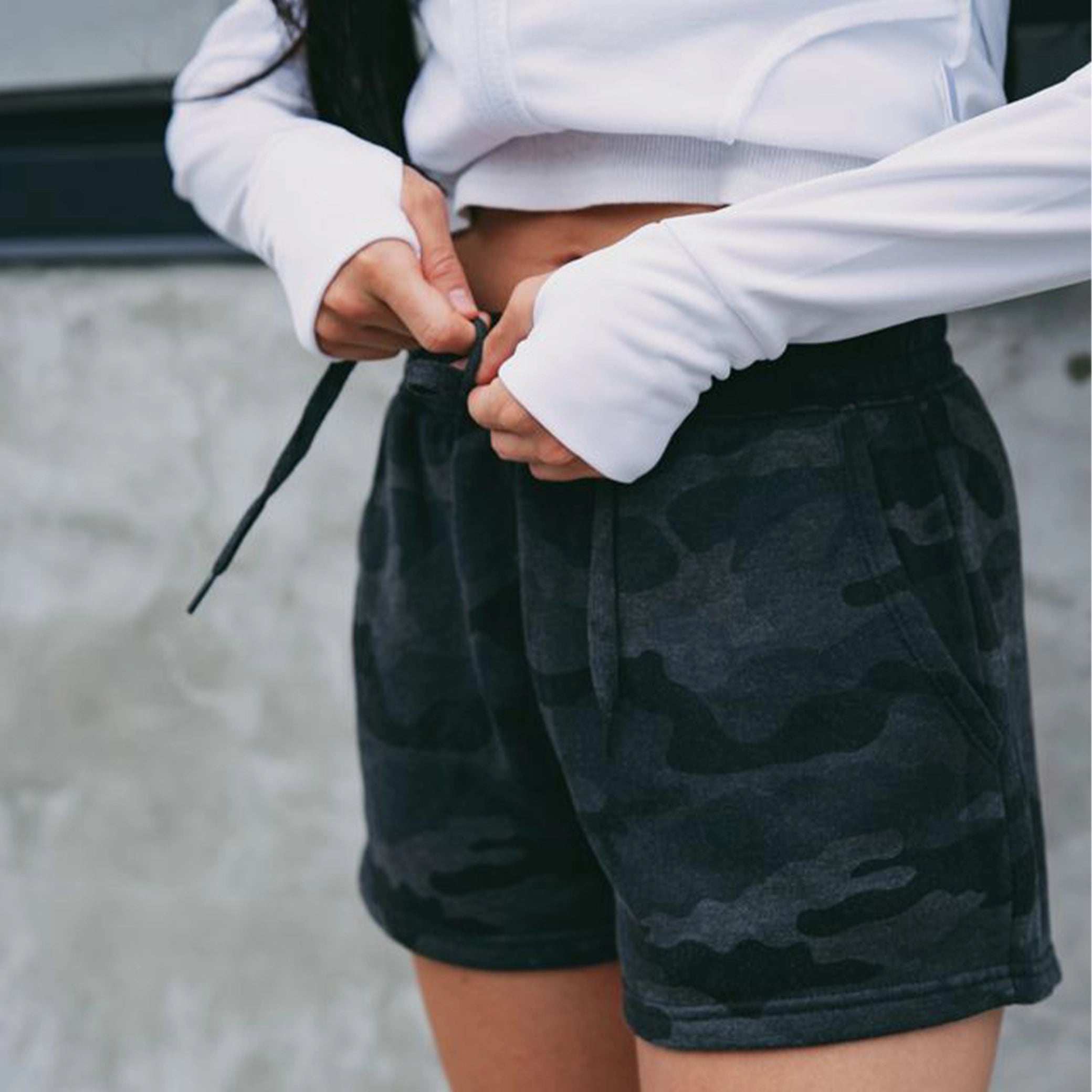 Wolvyn Black Camo Heather Shorts - Wolvyn Apparel
