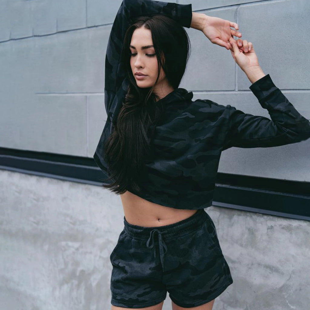 Wolvyn Black Camo Heather Shorts - Wolvyn Apparel