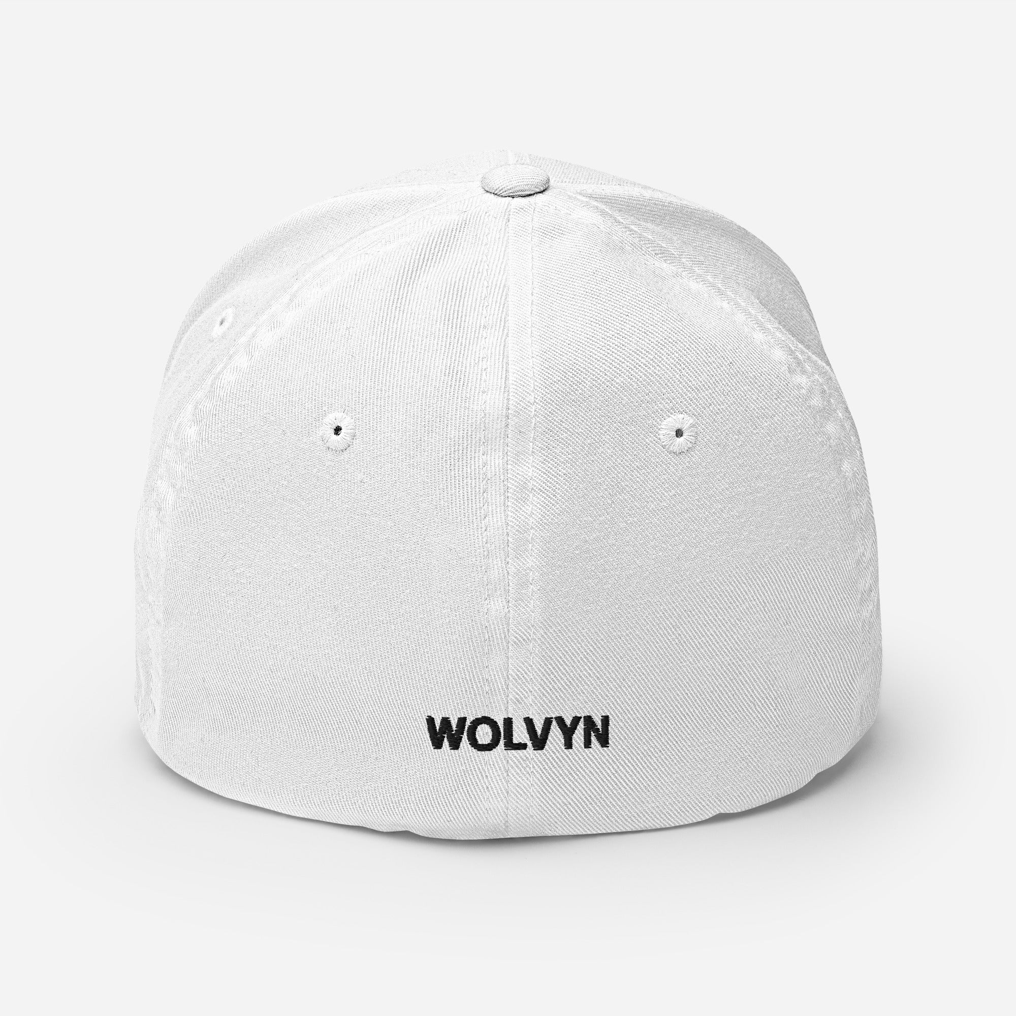 Wolvyn Black Stitch Structured Twill Cap - Wolvyn Apparel
