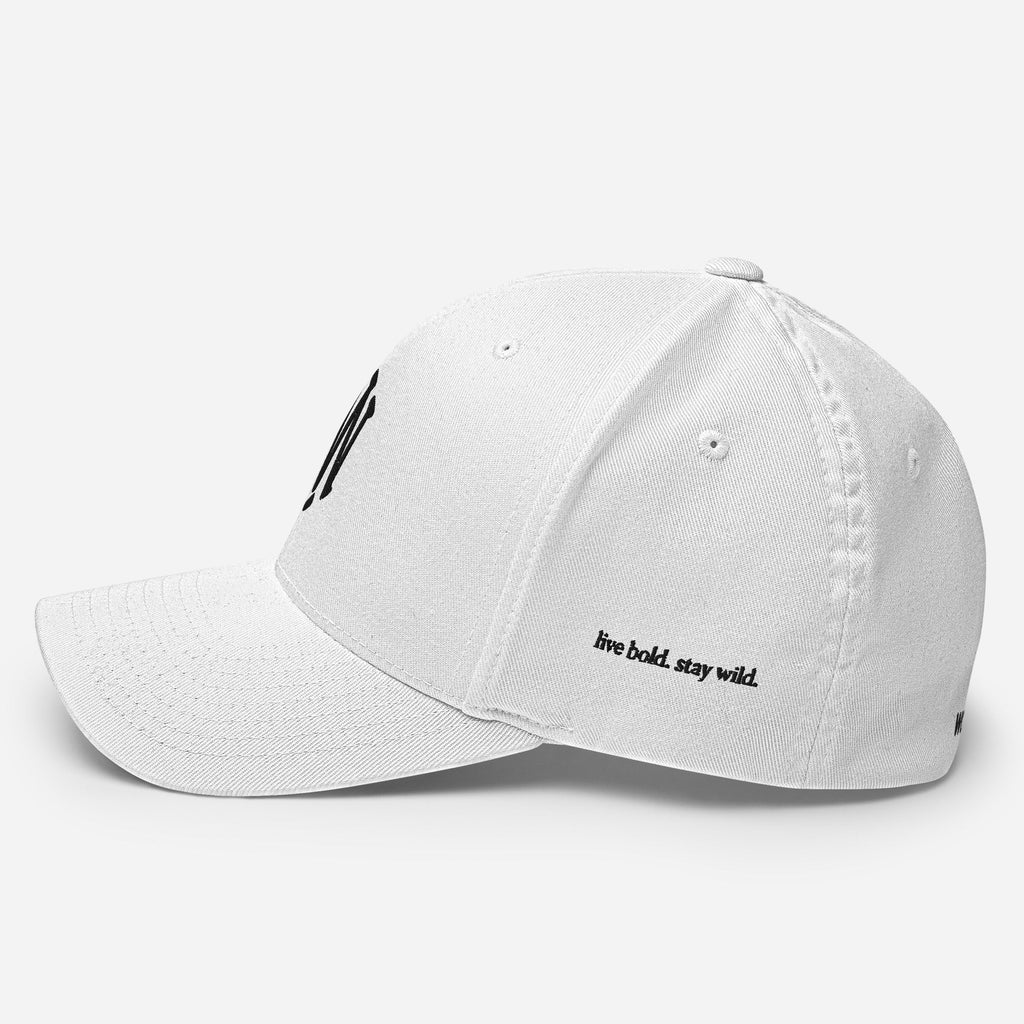 Wolvyn Black Stitch Structured Twill Cap - Wolvyn Apparel