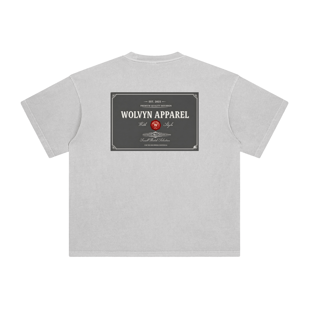 Wolvyn Bourbon Enzyme Washed T-Shirt - Wolvyn Apparel