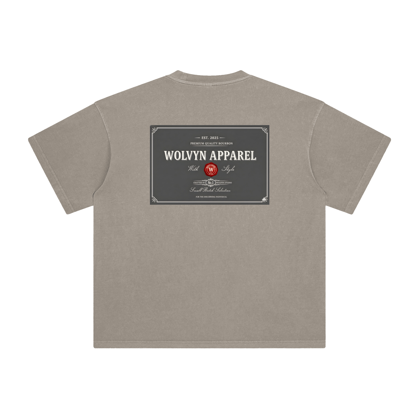 Wolvyn Bourbon Enzyme Washed T-Shirt - Wolvyn Apparel