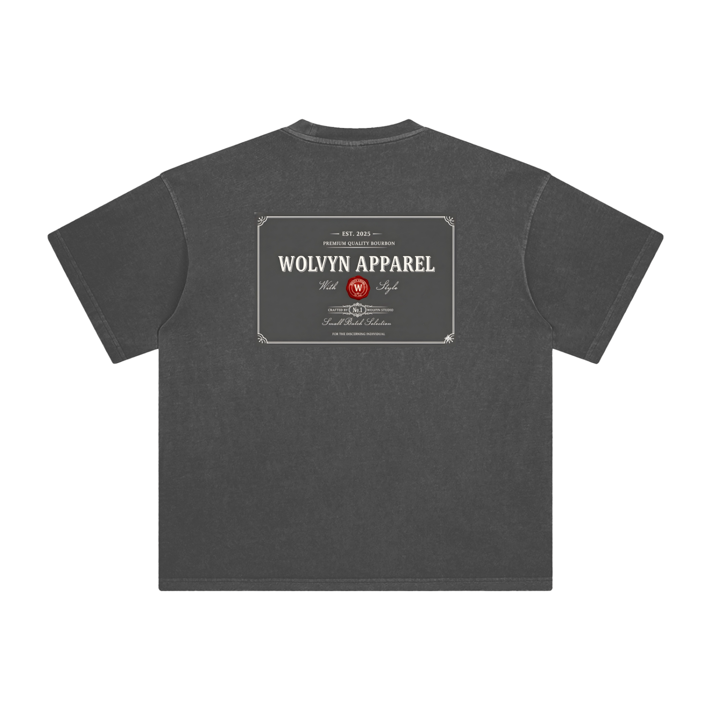 Wolvyn Bourbon Enzyme Washed T-Shirt - Wolvyn Apparel
