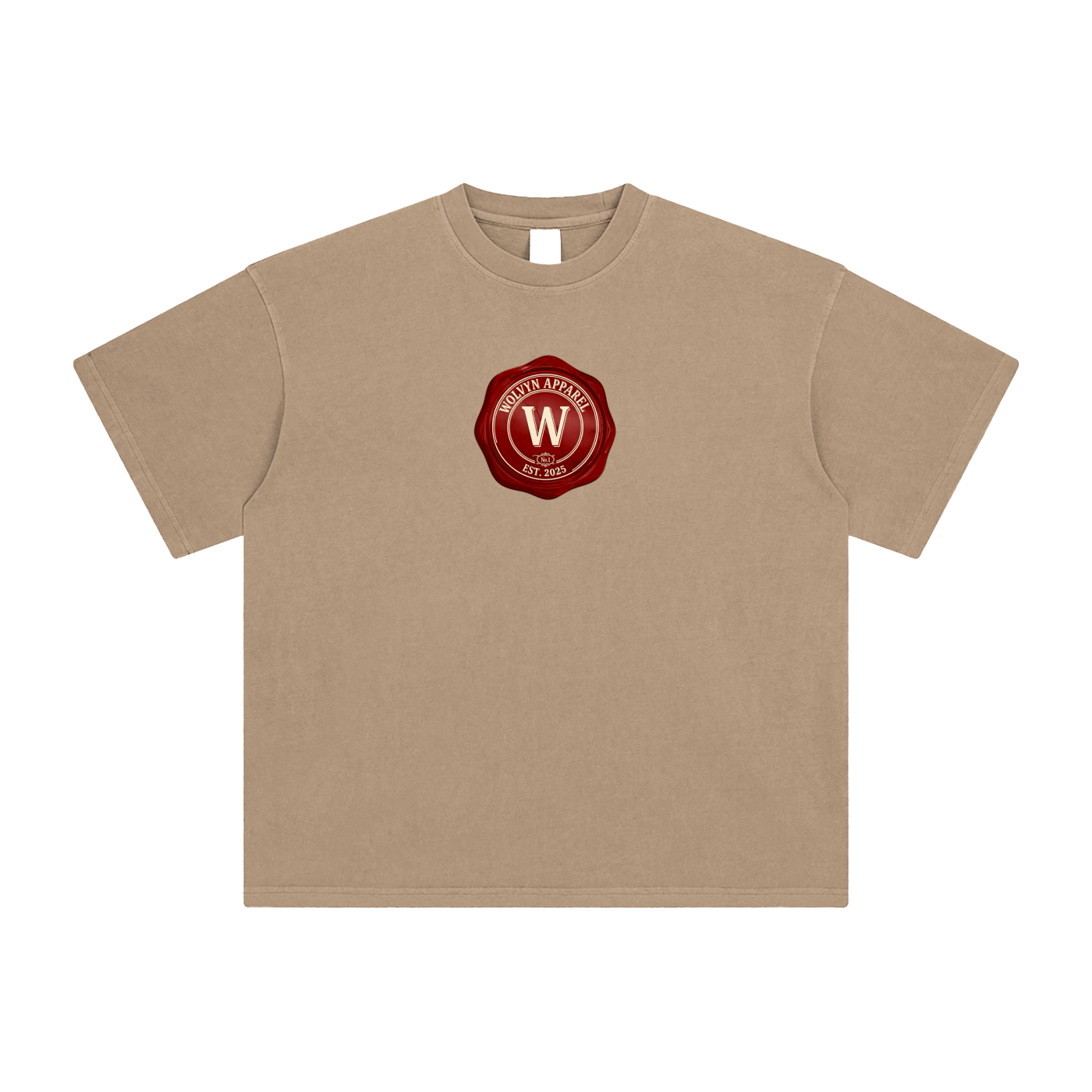 Wolvyn Bourbon Enzyme Washed T-Shirt - Wolvyn Apparel